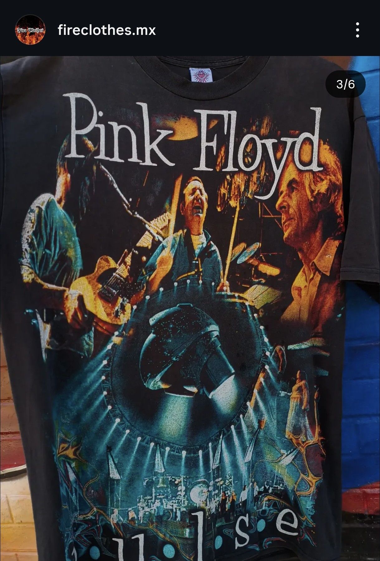 Vintage Vintage Mexican Btlg Resurrección Pink Floyd P.U.L.S.E Size US XL / EU 56 / 4 - 3 Thumbnail