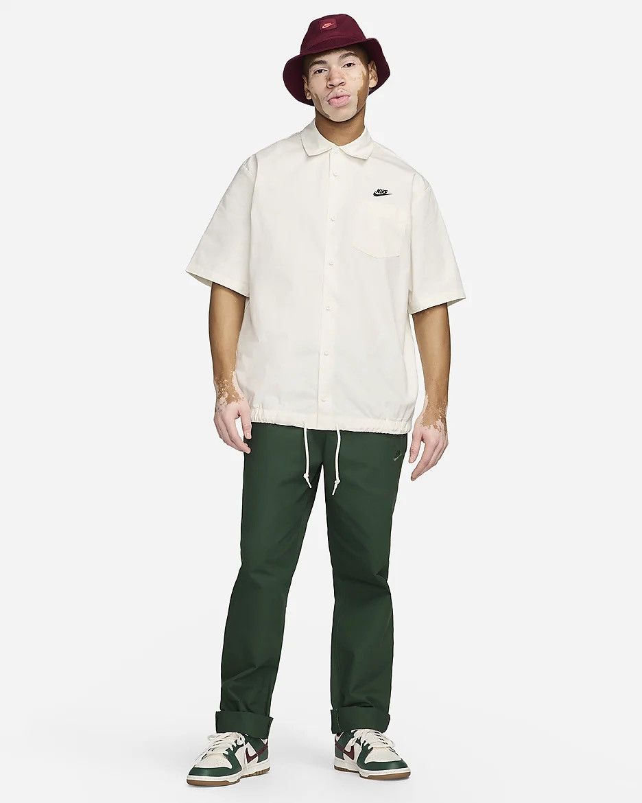 Nike Nike Club Oxford Short-Sleeve Button-Up Shirt Loose Fit Size US XL / EU 56 / 4 - 6 Thumbnail