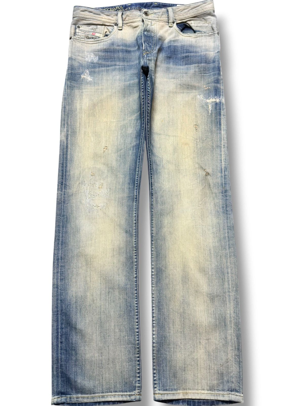 Diesel Vintage Diesel Waykee Straight Mudwash Jeans Size US 34 / EU 50 - 1 Thumbnail