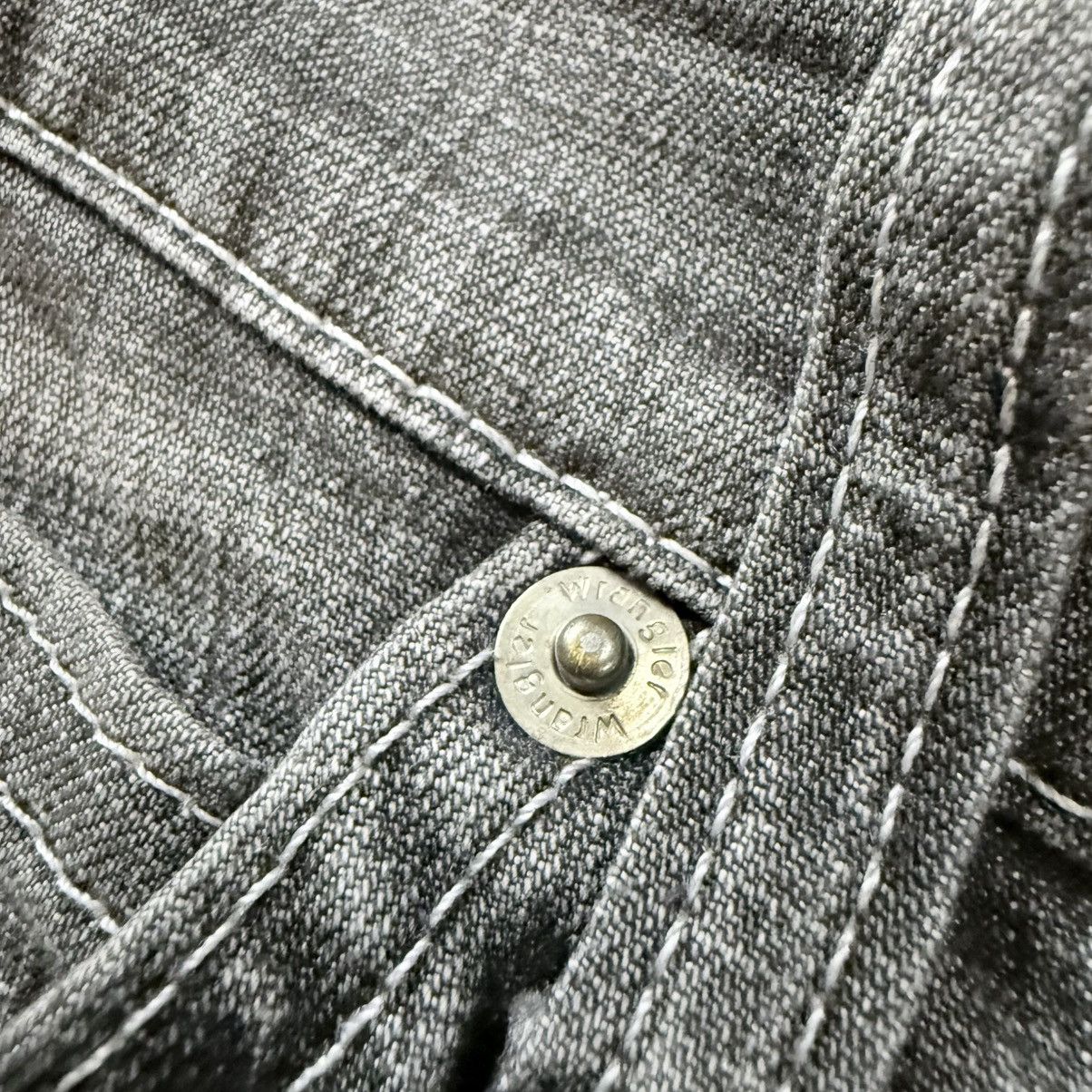 Denim & Co. Vintage Archives Faded Black Jeans Wrangler Wideleg Denim Size US 31 - 16 Thumbnail