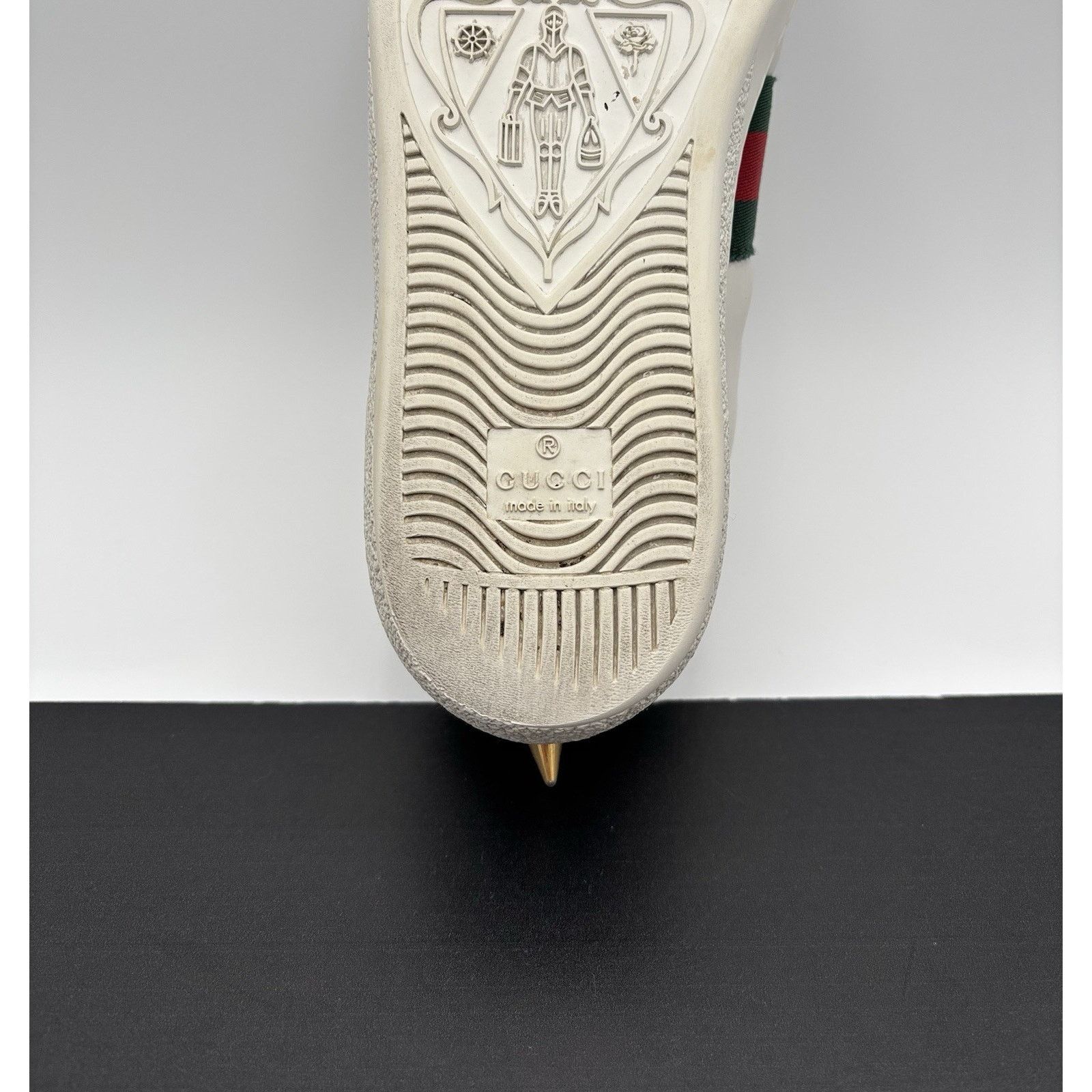 Gucci Gucci Ace Studded ' White, Pearls ' | GREAT CONDITION! Size US 6.5 / EU 39-40 - 9 Thumbnail