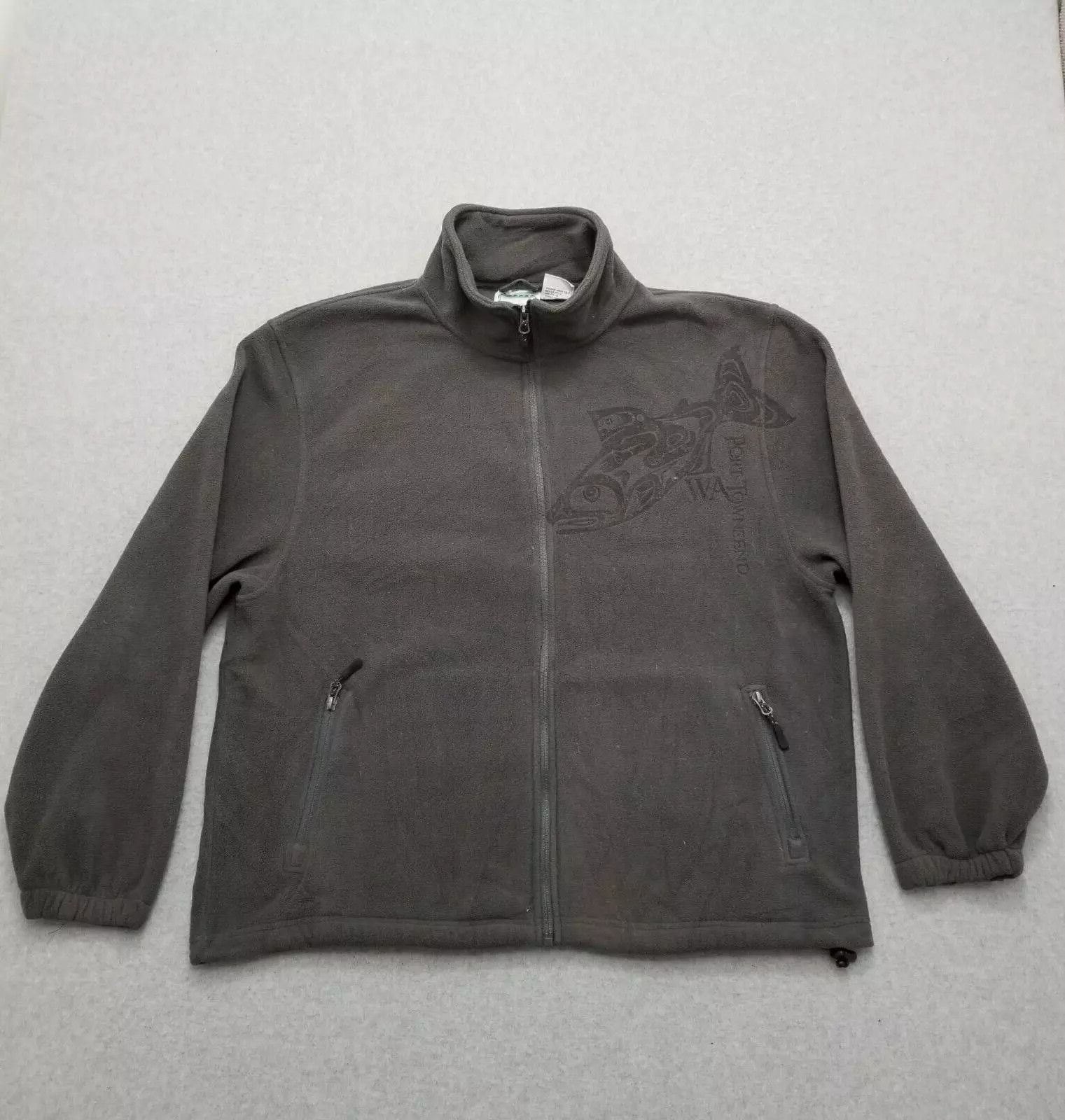 Other T. R. McTaggart Fleece Jacket Womens Large Pockets Full Zip Size L / US 10 / IT 46 - 1 Thumbnail