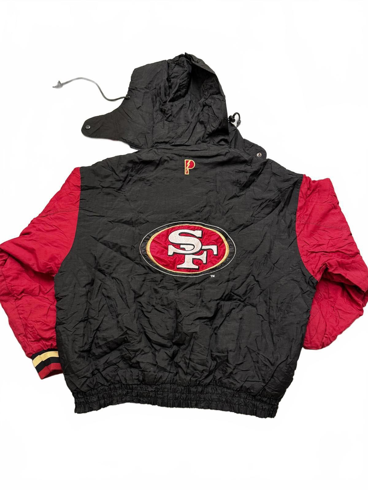 Starter Vintage San Francisco 49ers Hooded Jacket - Black and Red Size US XL / EU 56 / 4 - 3 Thumbnail