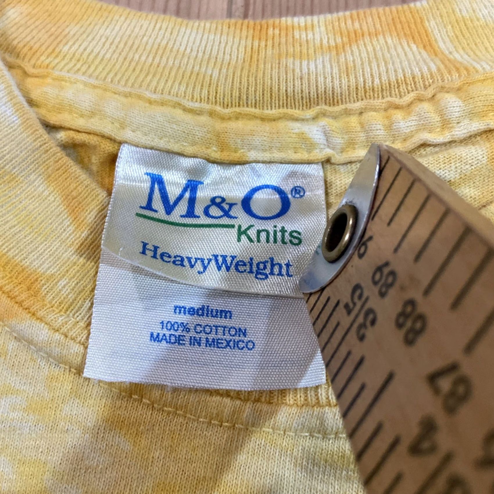 Disney VINTAGE M & O Tigger Disney Tie Dye T-Shirt Shirt Men Yellow Short Sleeve Crew Neck 100% Cotton Graphic Tee USA 90s Theme Size US M / EU 48-50 / 2 - 3 Thumbnail
