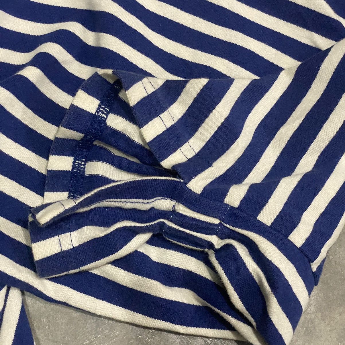Ne-Net Ne-net Issey Miyake Stripe Asymmetric Batwing Shirt Size M / US 6-8 / IT 42-44 - 3 Thumbnail