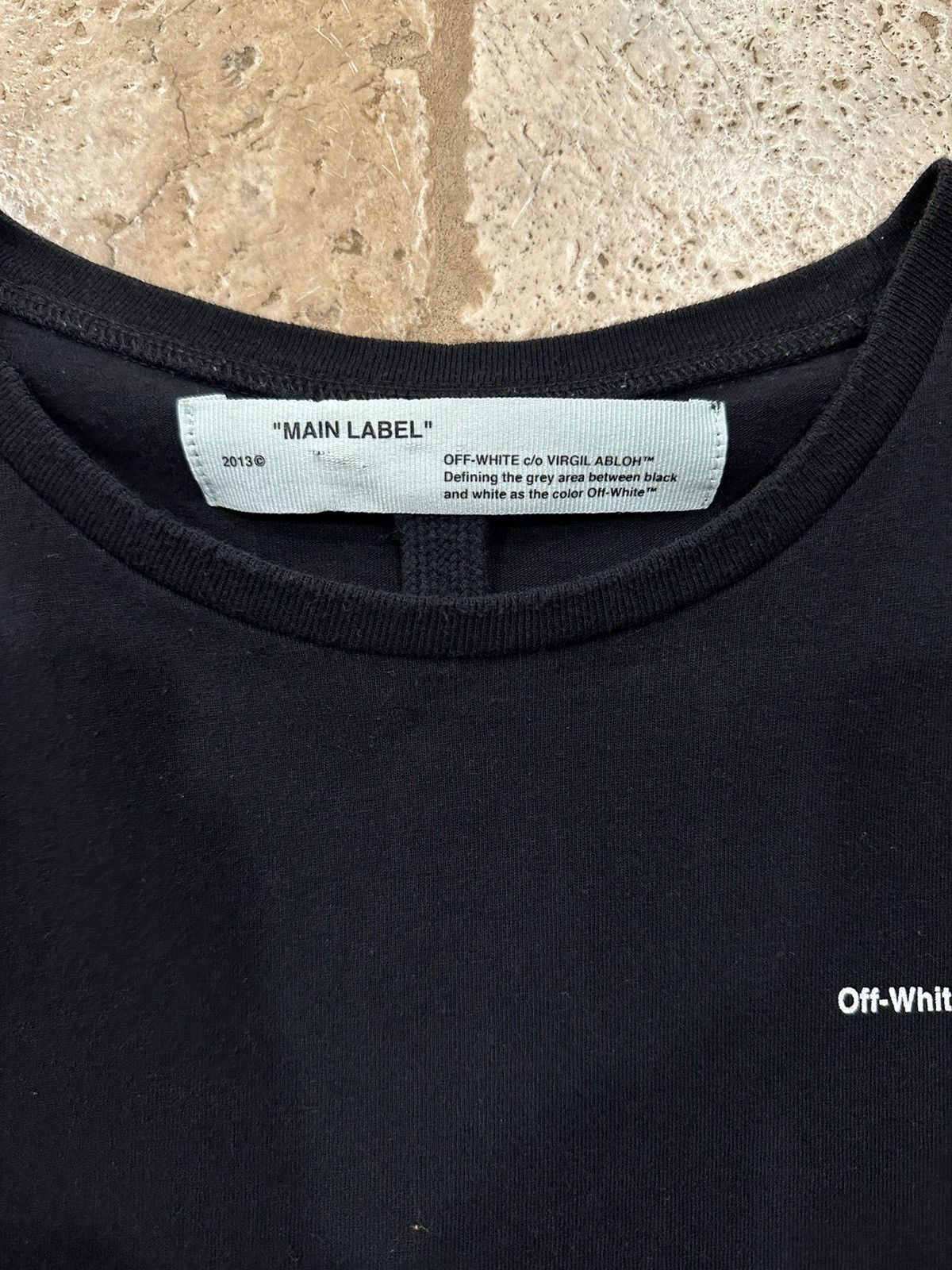 Off-White Off-White Virgil Abloh Script Logo Black T-Shirt Size US XXL / EU 58 / 5 - 6 Thumbnail