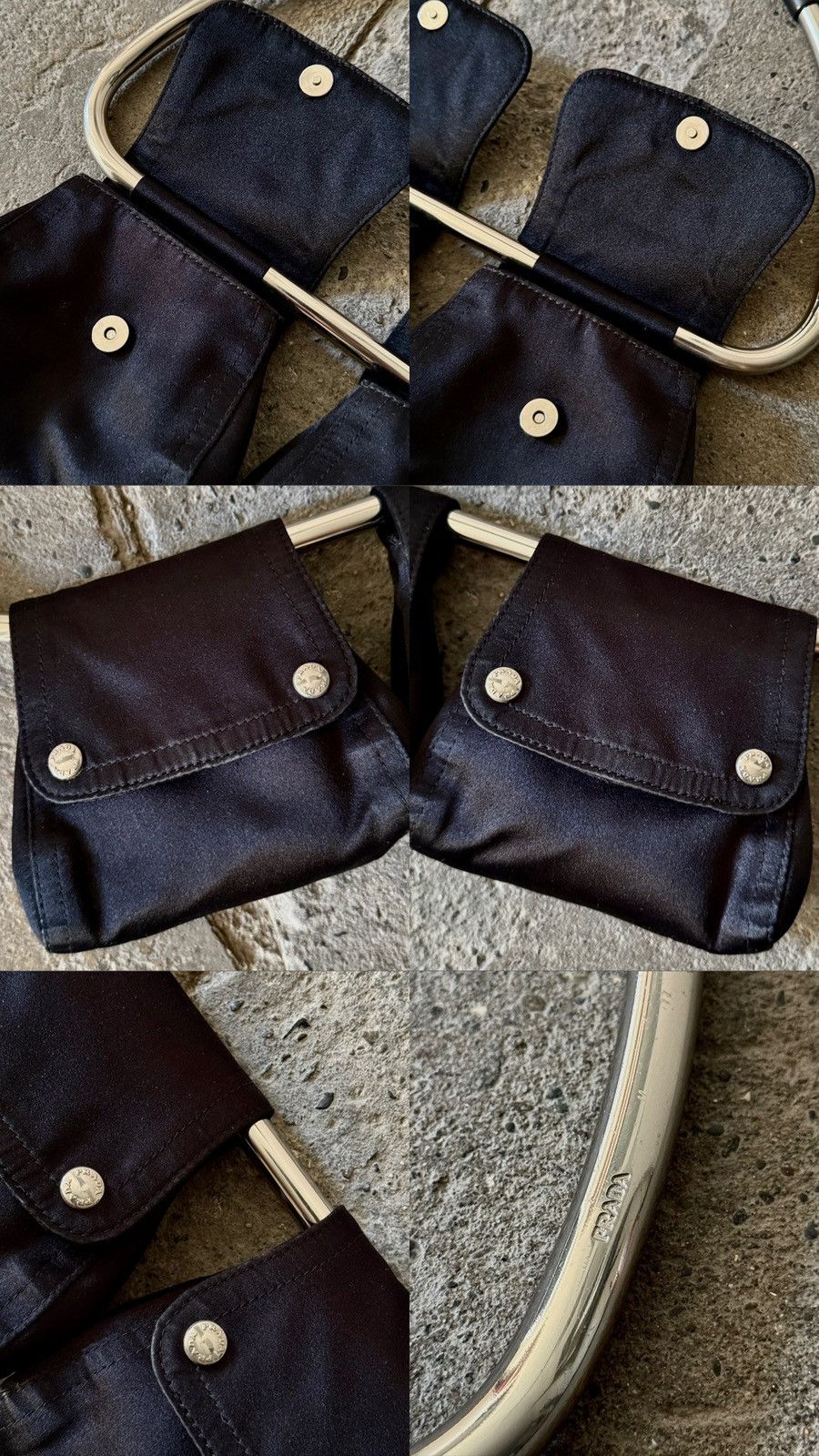 Prada Archive Prada - Miuccia - SS2003 - Satin Metal Swing Bag Size ONE SIZE - 24 Thumbnail