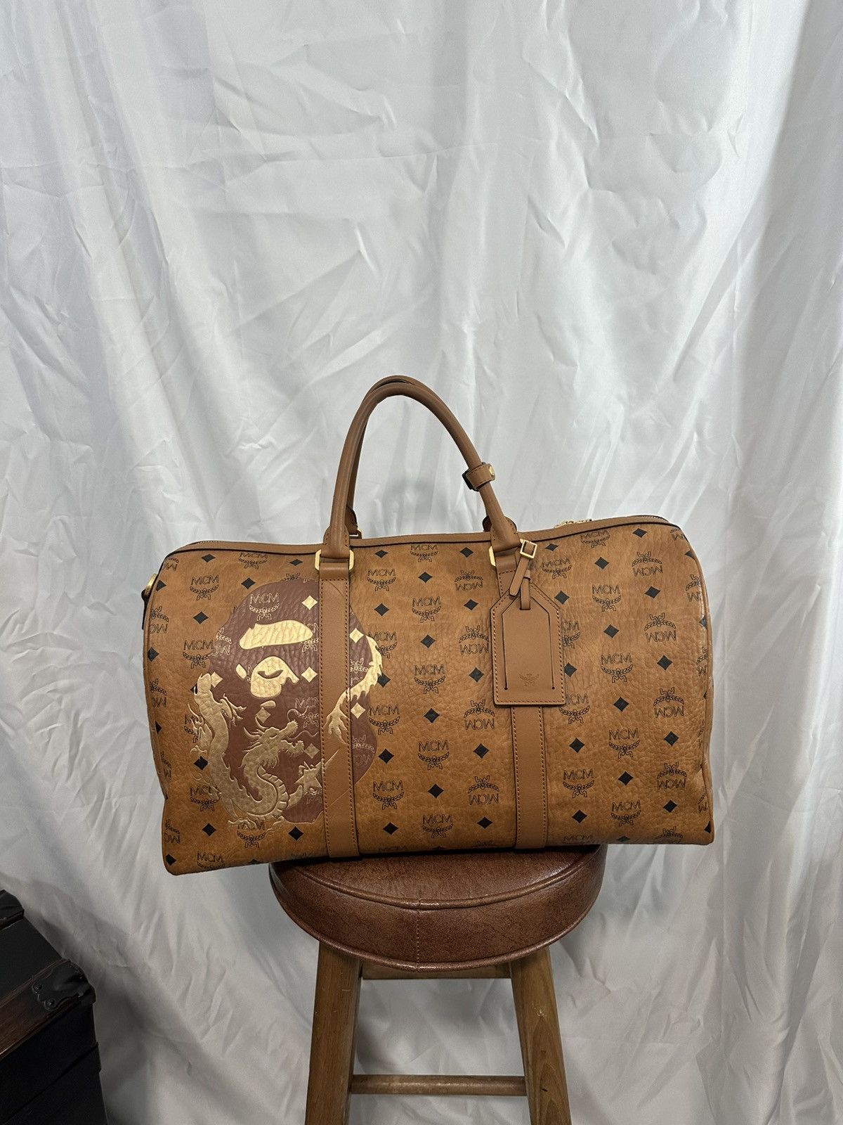 Bape × MCM Mcm x Bape Duffle Size ONE SIZE - 1 Thumbnail