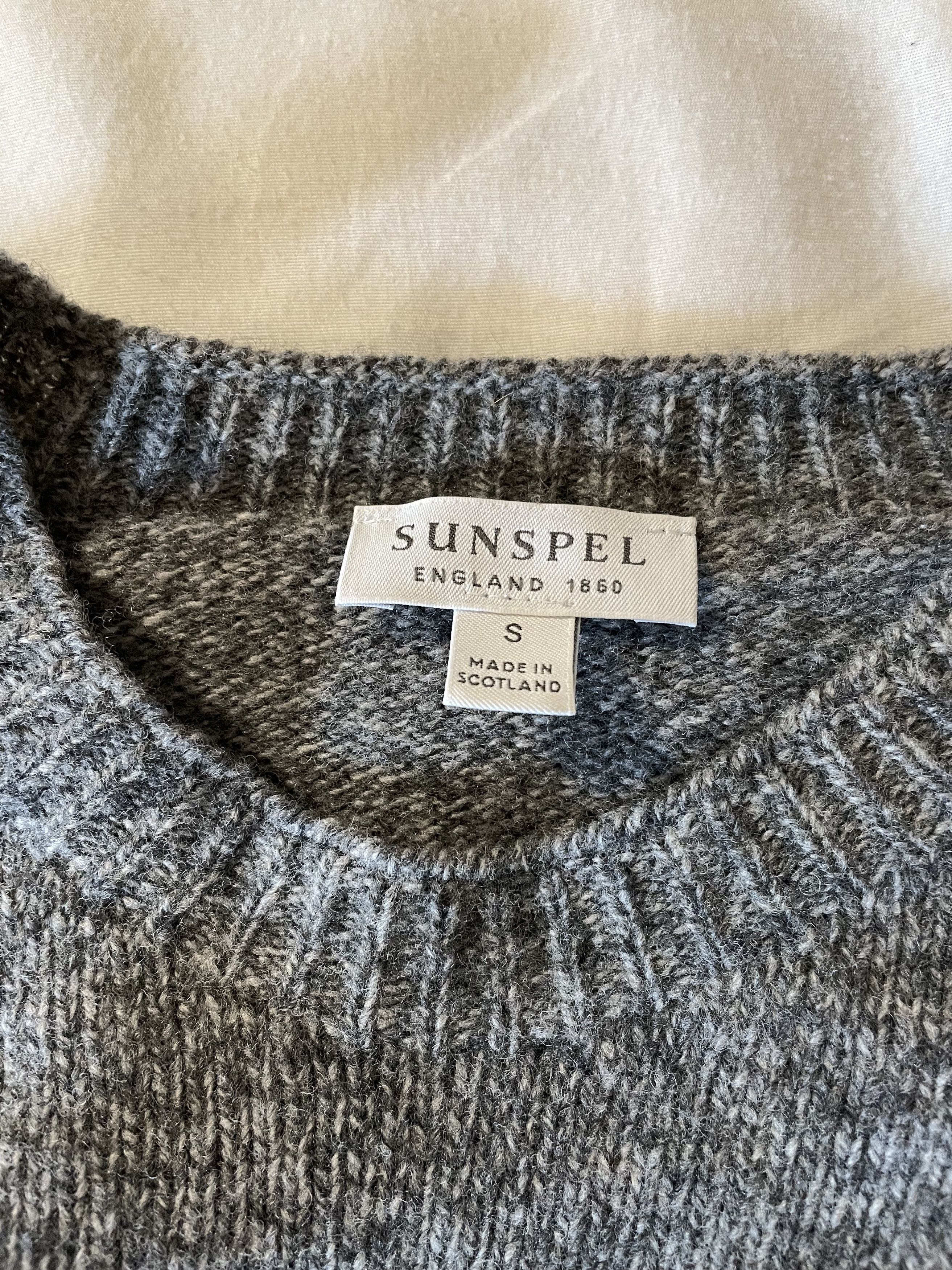 Sunspel Lambswool Crewneck Jumper Size US S / EU 44-46 / 1 - 3 Thumbnail