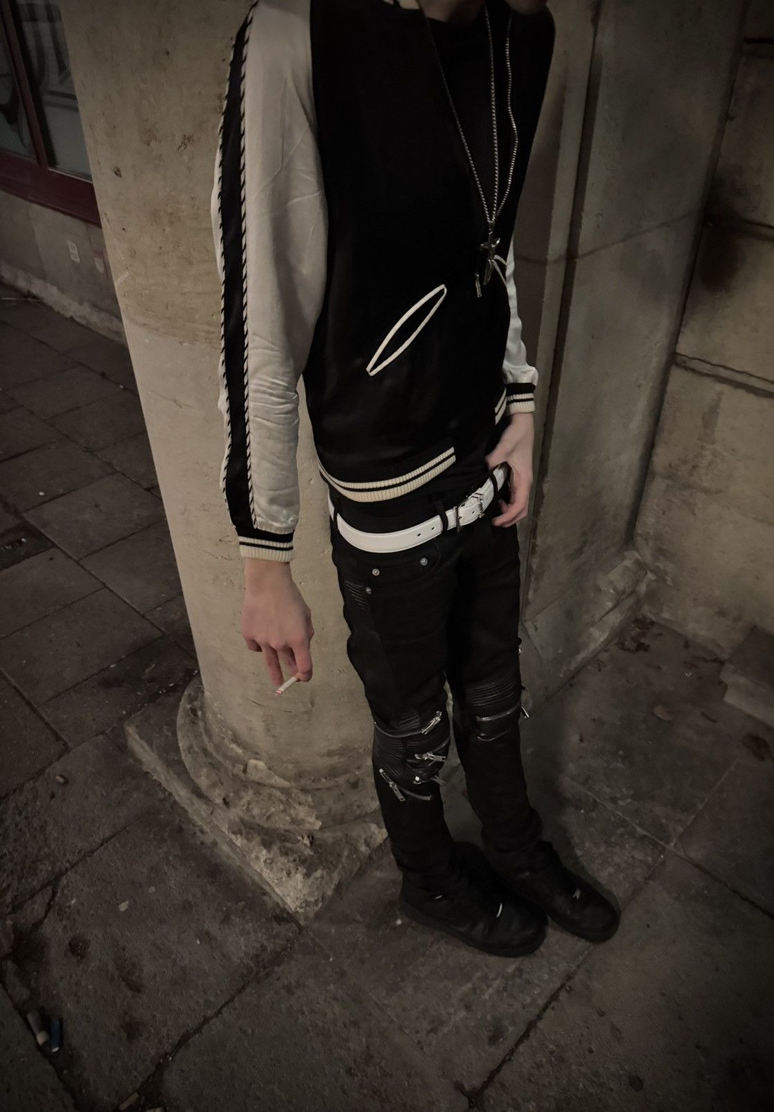 Saint Laurent Paris Saint Laurent SS14 Bloodluster Satin Jacket Size US XS / EU 42 / 0 - 7 Thumbnail