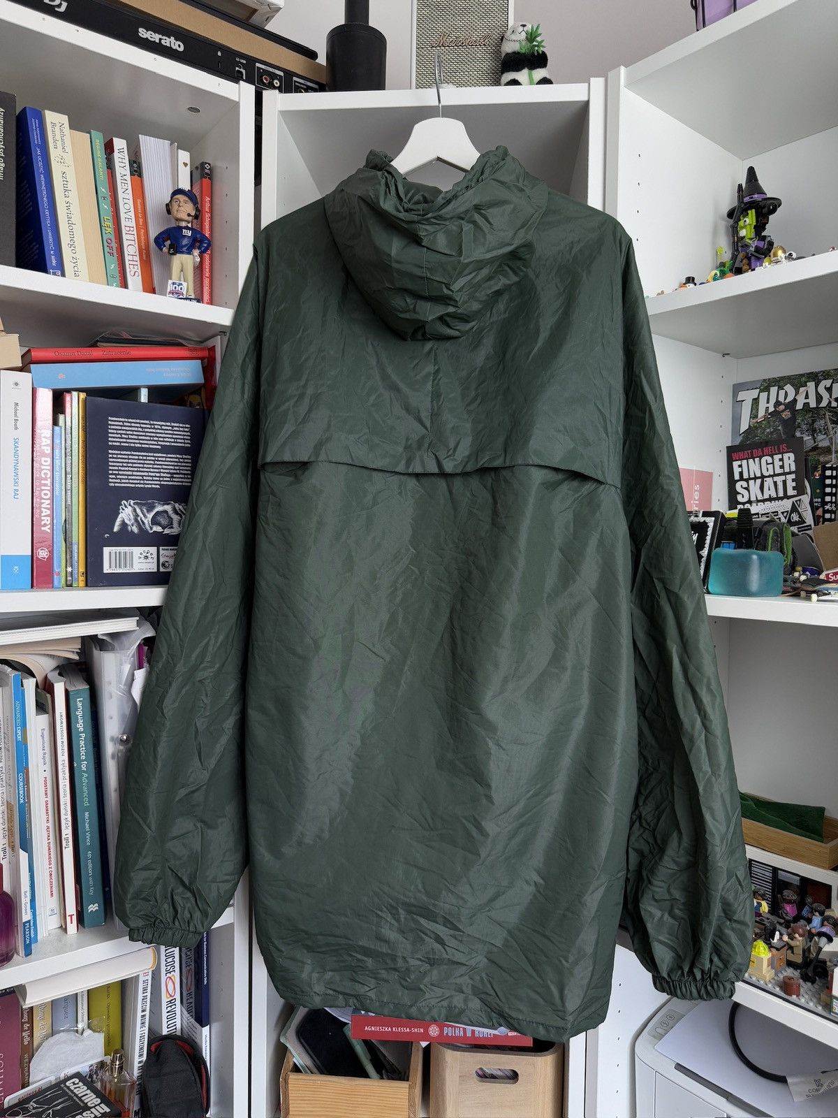 Designer × K-Way K-way dark green lightweight windbreaker raincoat gorpcore Size US XXL / EU 58 / 5 - 2 Thumbnail