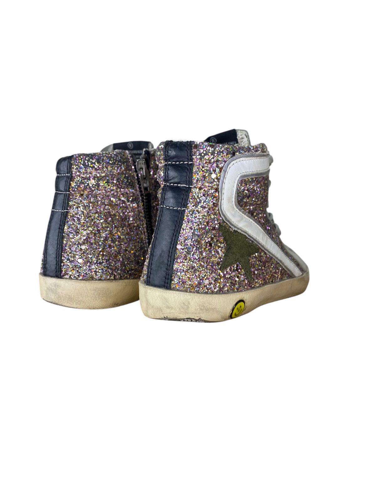 Golden Goose High-top sneakers in leather and sequins Size US 5 / IT 35 - 11 Thumbnail