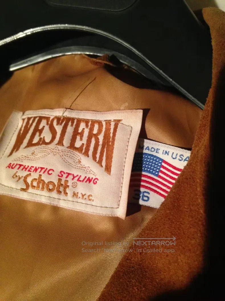 Schott Schott Fringed suede jacket cowhide denim Size US XS / EU 42 / 0 - 4 Thumbnail
