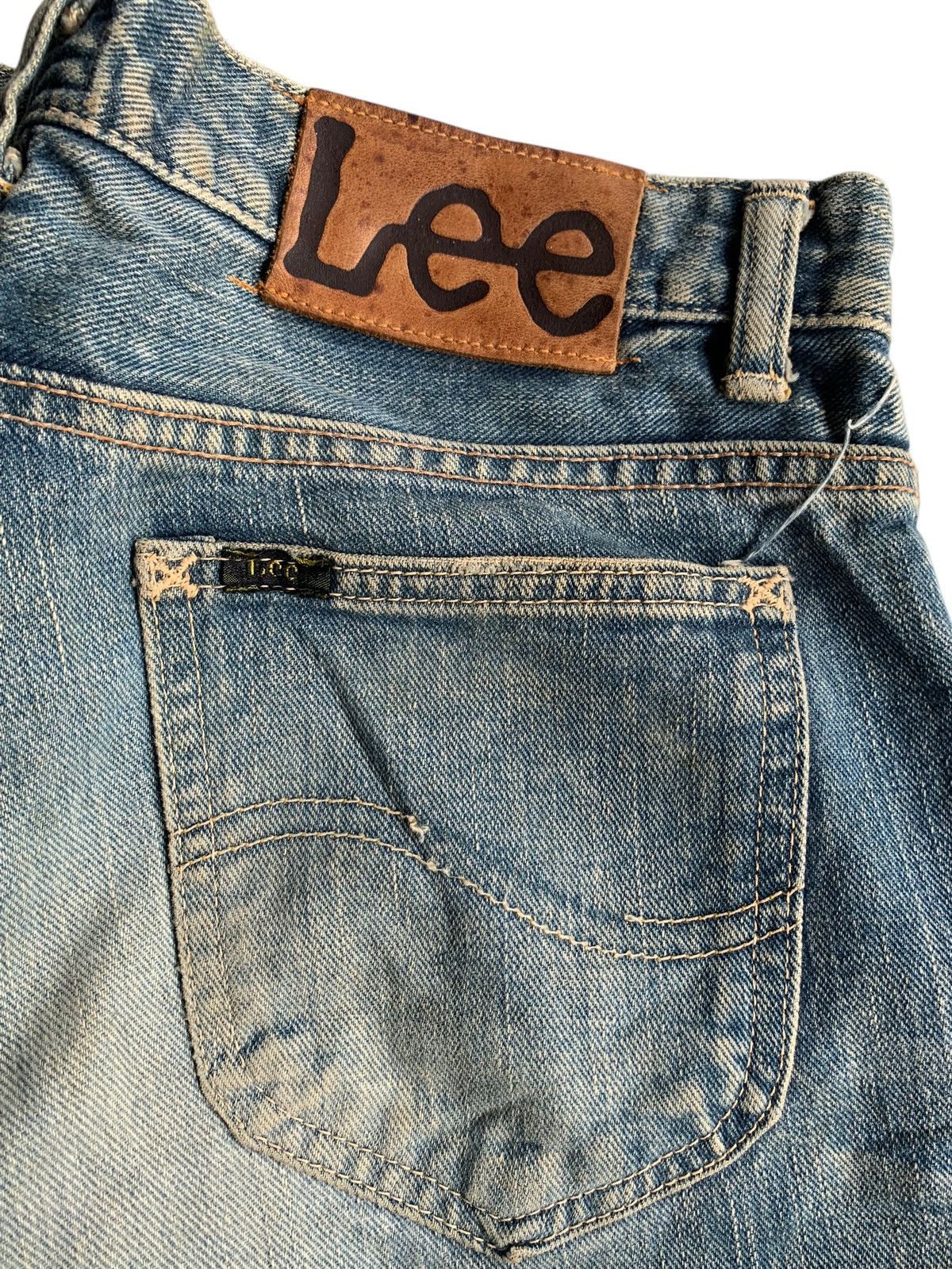 Jean × Lee Vintage Lee Riders Selvedge Distressed Denim Size US 30 / EU 46 - 12 Thumbnail