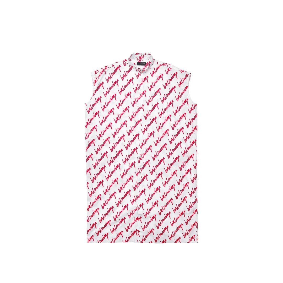 o1in1g0425 Scribble Rawcut Dress in White/Pink