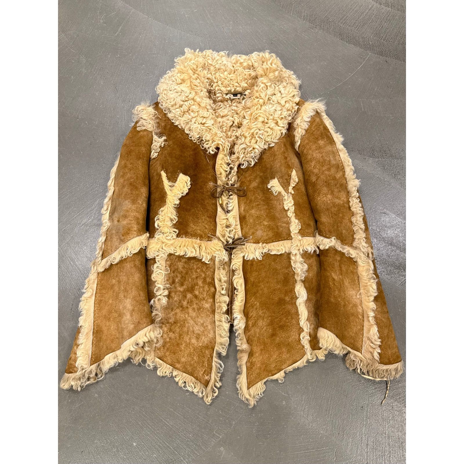 Roberto Cavalli A/W1999 Roberto Cavalli shearling patchwork jacket Size S / US 4 / IT 40 - 1 Thumbnail