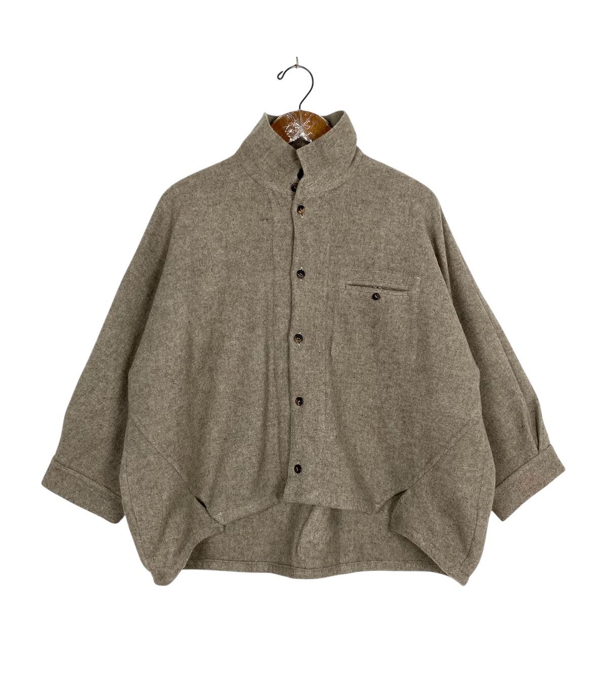 Japanese Brand Rare‼️ Particular Japan Wool Shirt Made in Japan Size US M / EU 48-50 / 2 - 1 Thumbnail