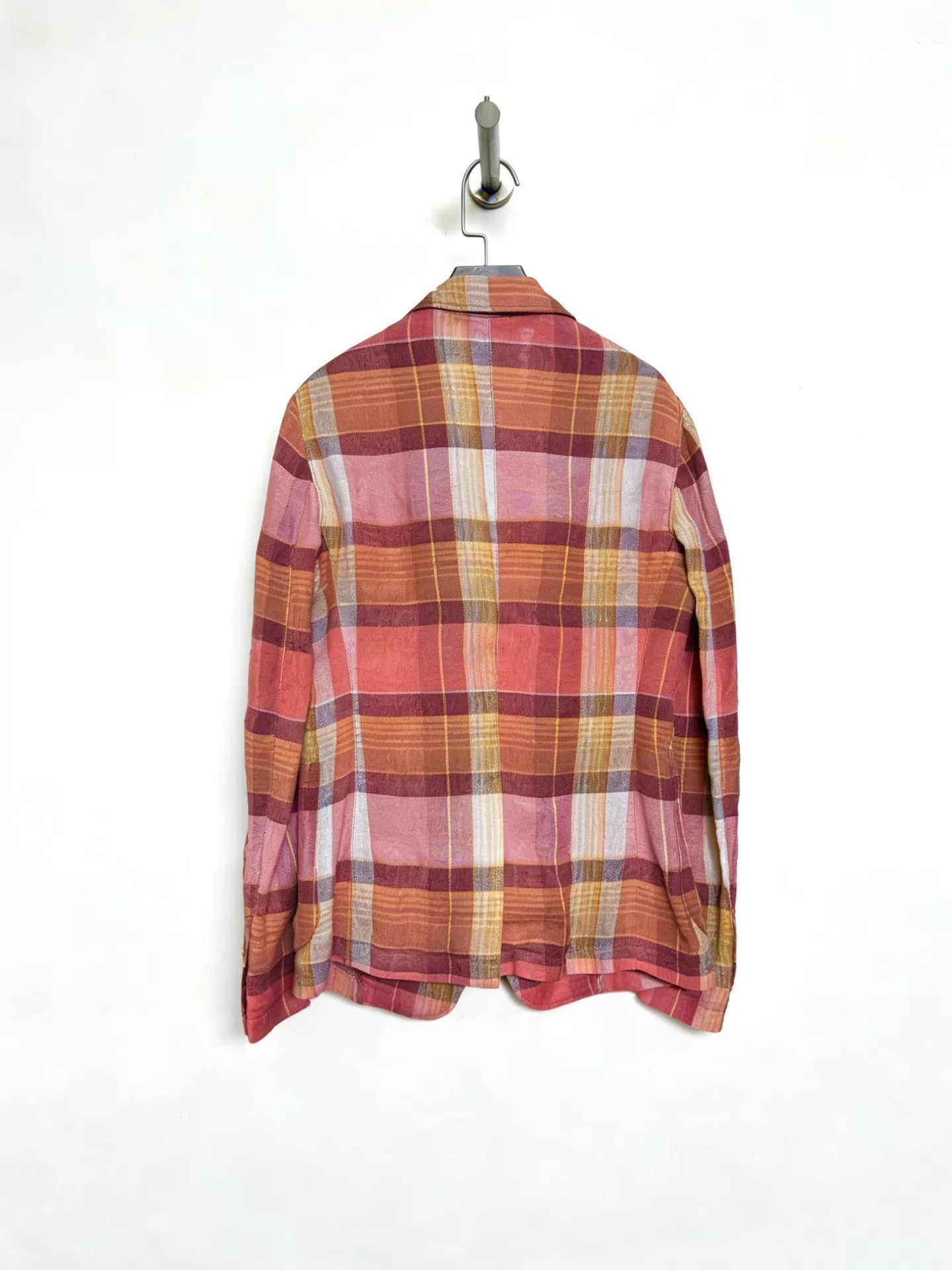 Vivienne Westwood Vivienne Westwood 2009SS Linen Check Jacket 44 O/Y/W/P Size US S / EU 44-46 / 1 - 2 Thumbnail