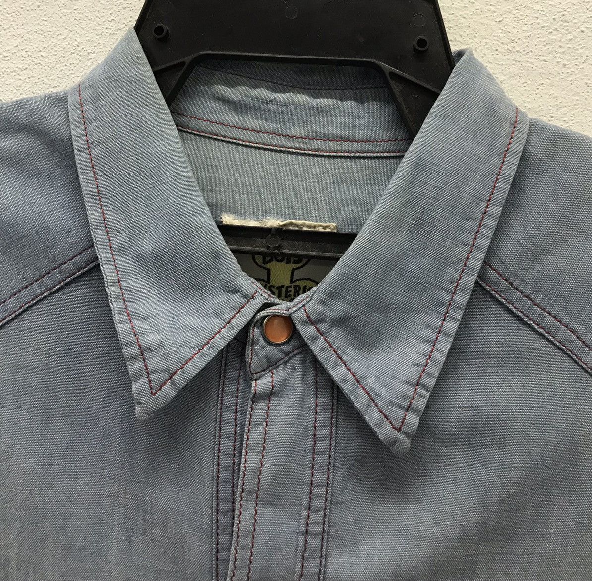Hysteric Glamour Vintage Boys Hysteric Glamour Long Sleeve Shirt Button Up Size US L / EU 52-54 / 3 - 3 Thumbnail