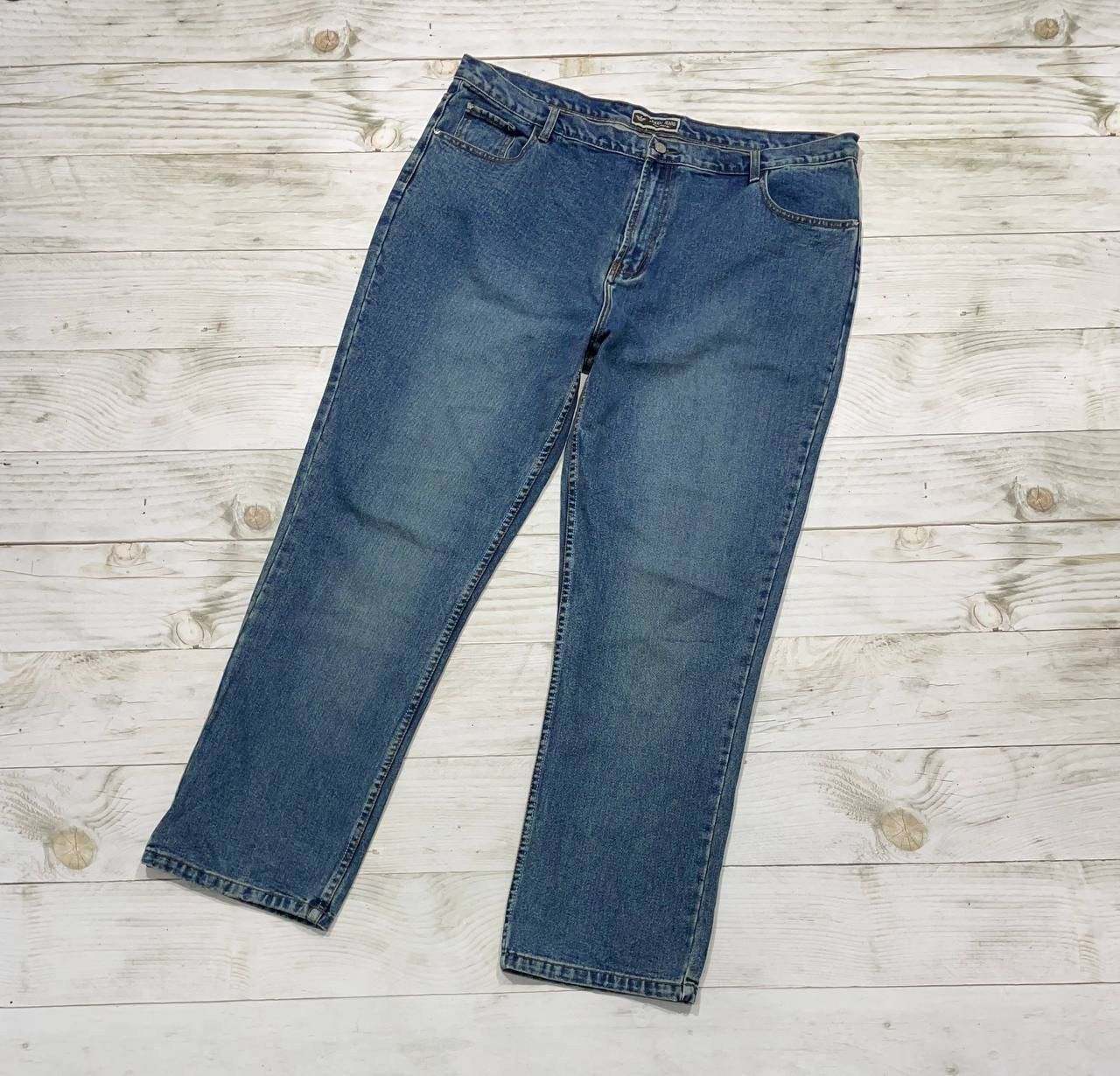 Emporio Armani × Vintage Vintage Emporio Armani Denim Jeans Buggy Size 44 Logo Size US 44 / EU 60 - 6 Thumbnail