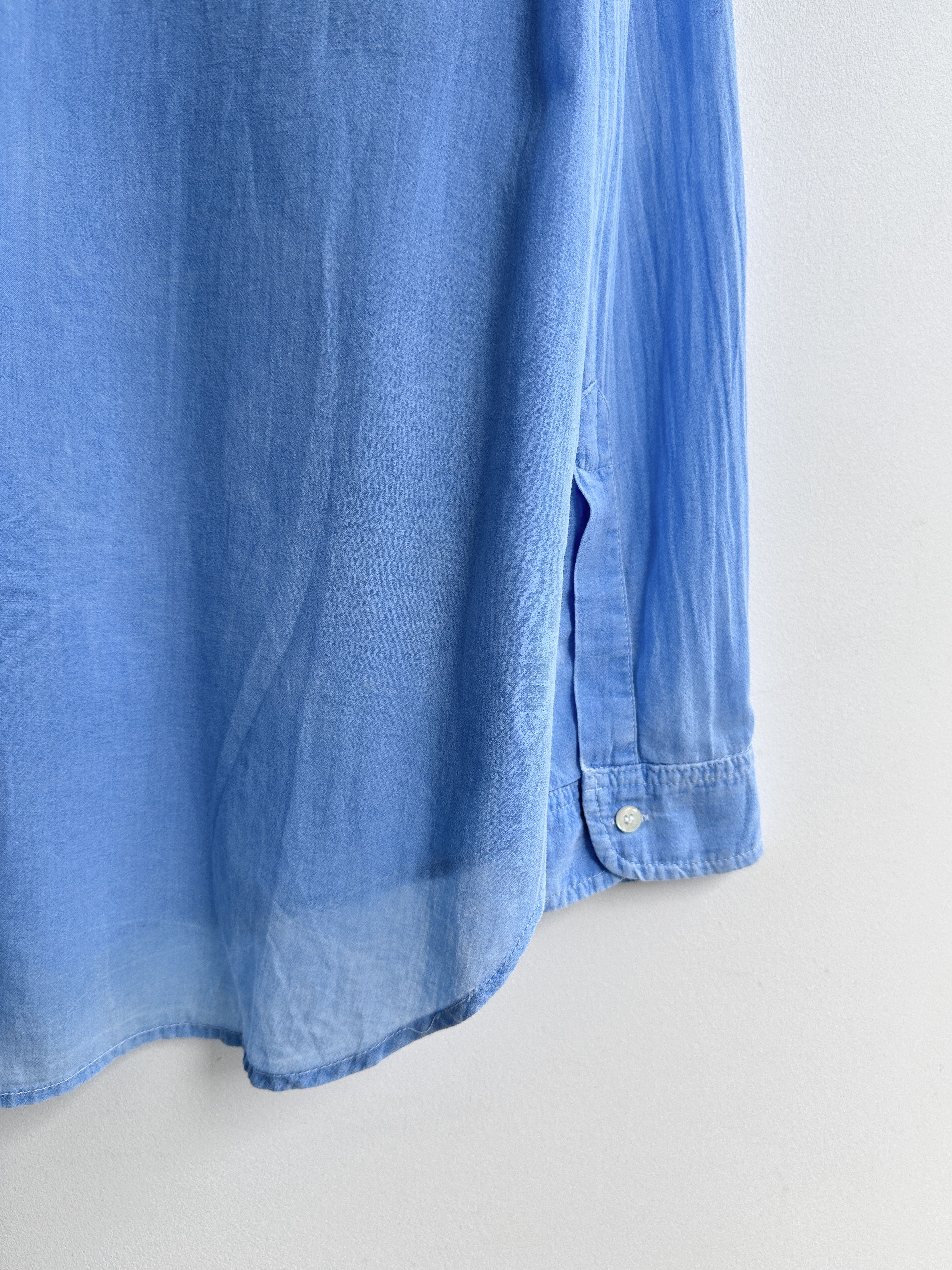 Current/Elliot Current Elliott Blue Shirt Size US L / EU 52-54 / 3 - 10 Thumbnail