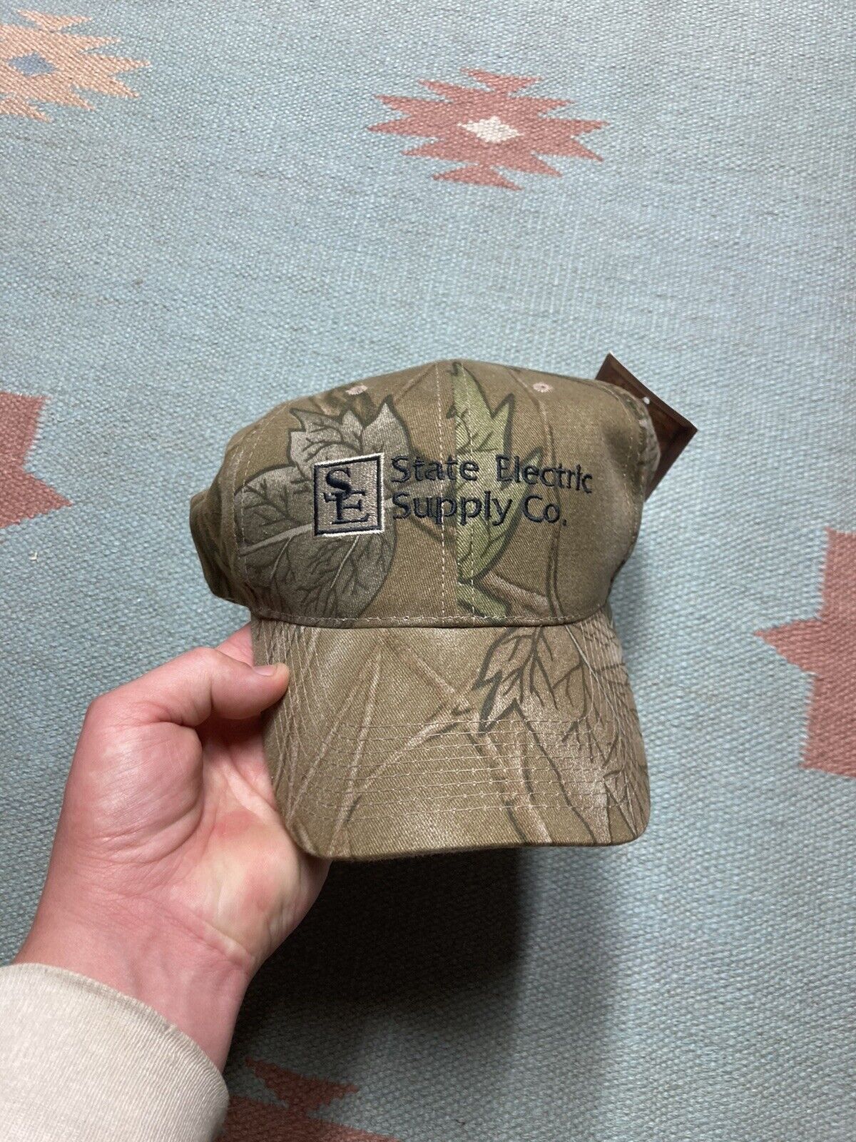 Other NWT VTG strapback hat camo state electric supply bow hunter Size ONE SIZE - 2 Thumbnail