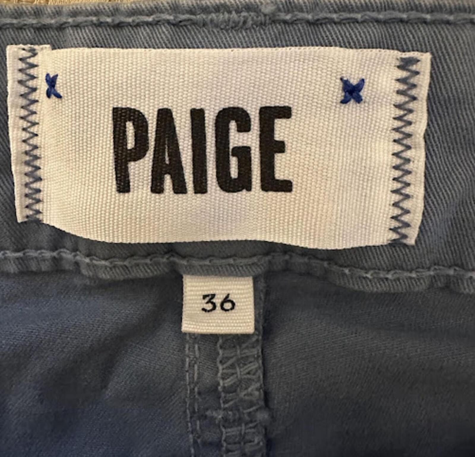 Paige Paige Light Blue Chino Pants USA Made 36x29 Size US 36 / EU 52 - 3 Thumbnail