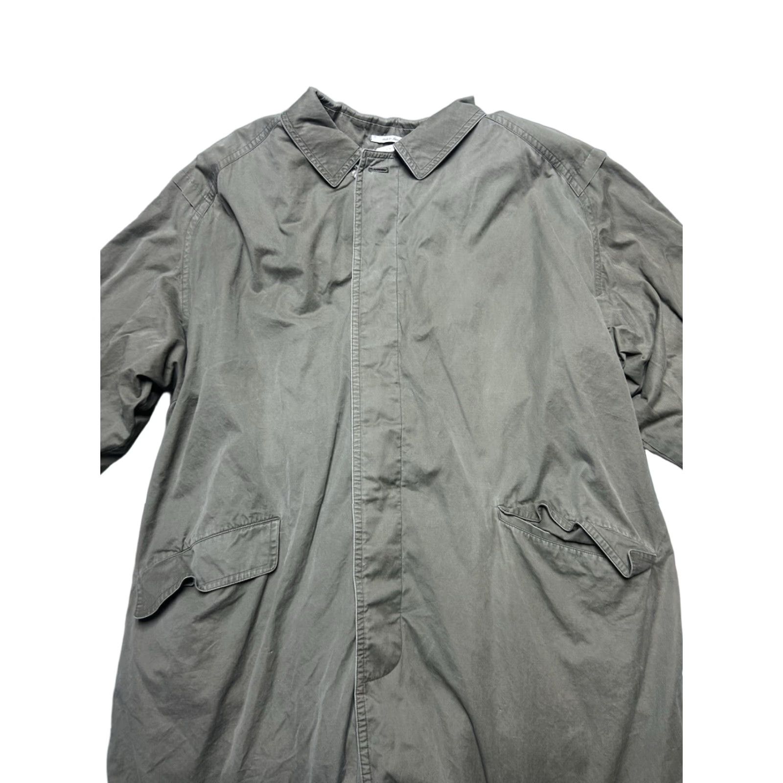 Vintage Sanyo JACKET Trench Coat Wool Lined Long Brown Tan 42 Men’s Large L Size US L / EU 52-54 / 3 - 1 Thumbnail