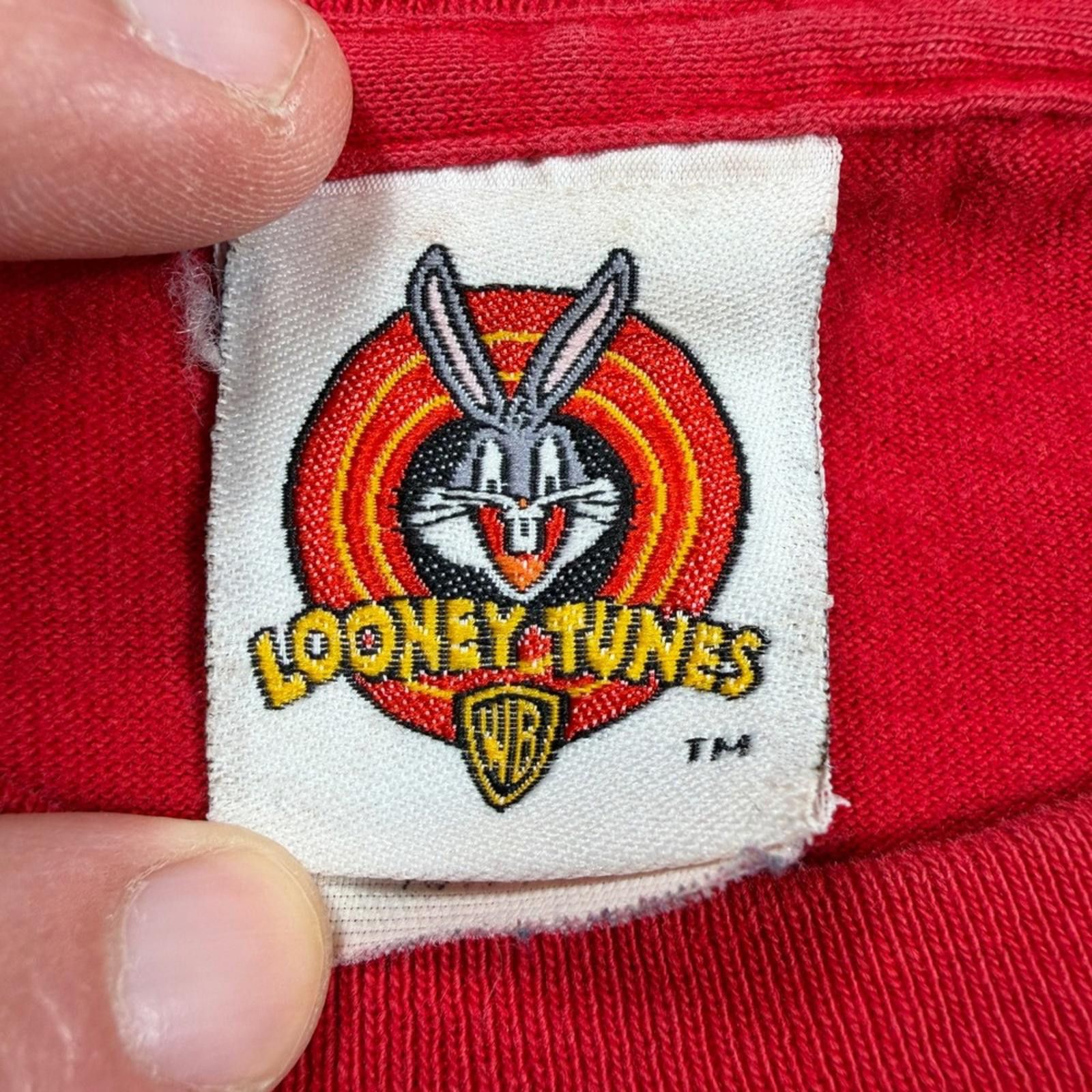 Other Vintage 1997 Looney Tunes Tweety Bird Red T-Shirt 18W/20W Size XXL / US 16-18 / IT 52-54 - 3 Thumbnail