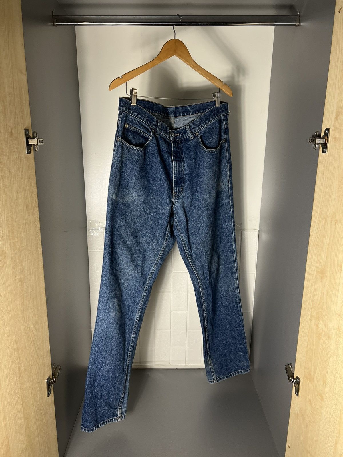 Saint Laurent Paris VINTAGE YVES SAINT LAURENT PARIS RETRO DENIM JEANS WEAR 90s Size US 38 / EU 54 - 3 Thumbnail