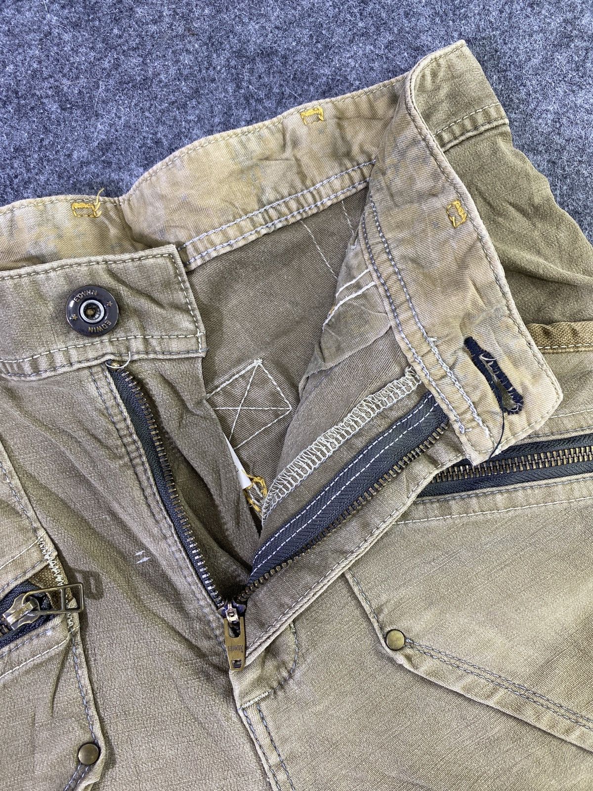 Edwin × Japanese Brand × Jean Edwin 503 Multipocket Tactical Denim - J954 Size US 30 / EU 46 - 5 Thumbnail