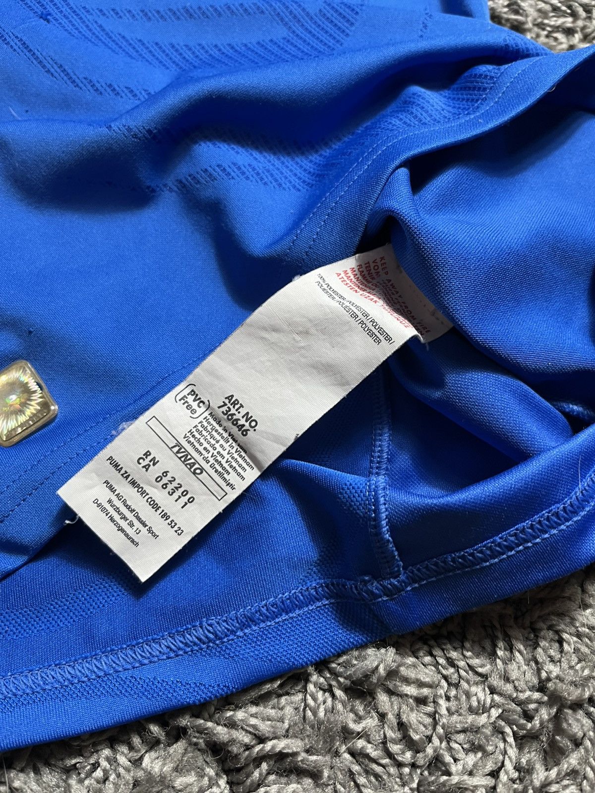 Puma × Vintage PUMA ITALY NATIONAL FOOTBALL TEAM 2010/11 SOCCER JERSEY Size US S / EU 44-46 / 1 - 6 Thumbnail