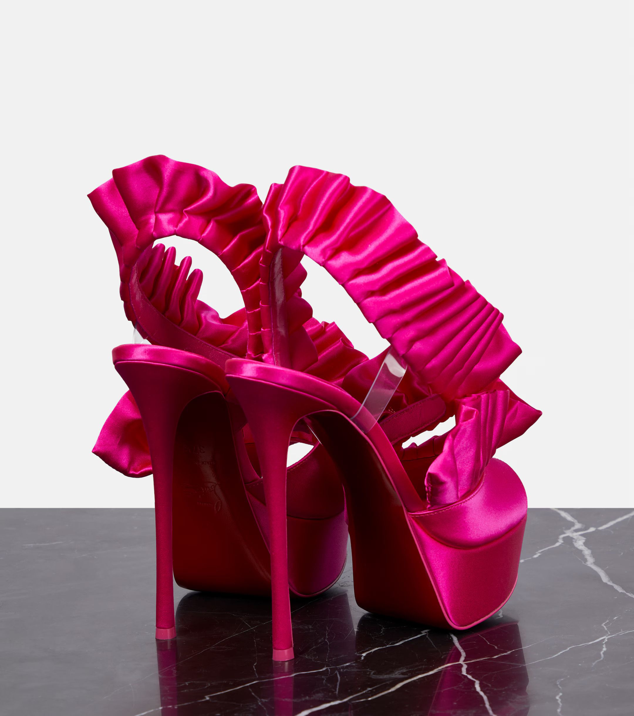 Christian Louboutin o1s1wg110325 Froufrou Alta 150 in Pink Size US 9 / IT 39 - 3 Thumbnail