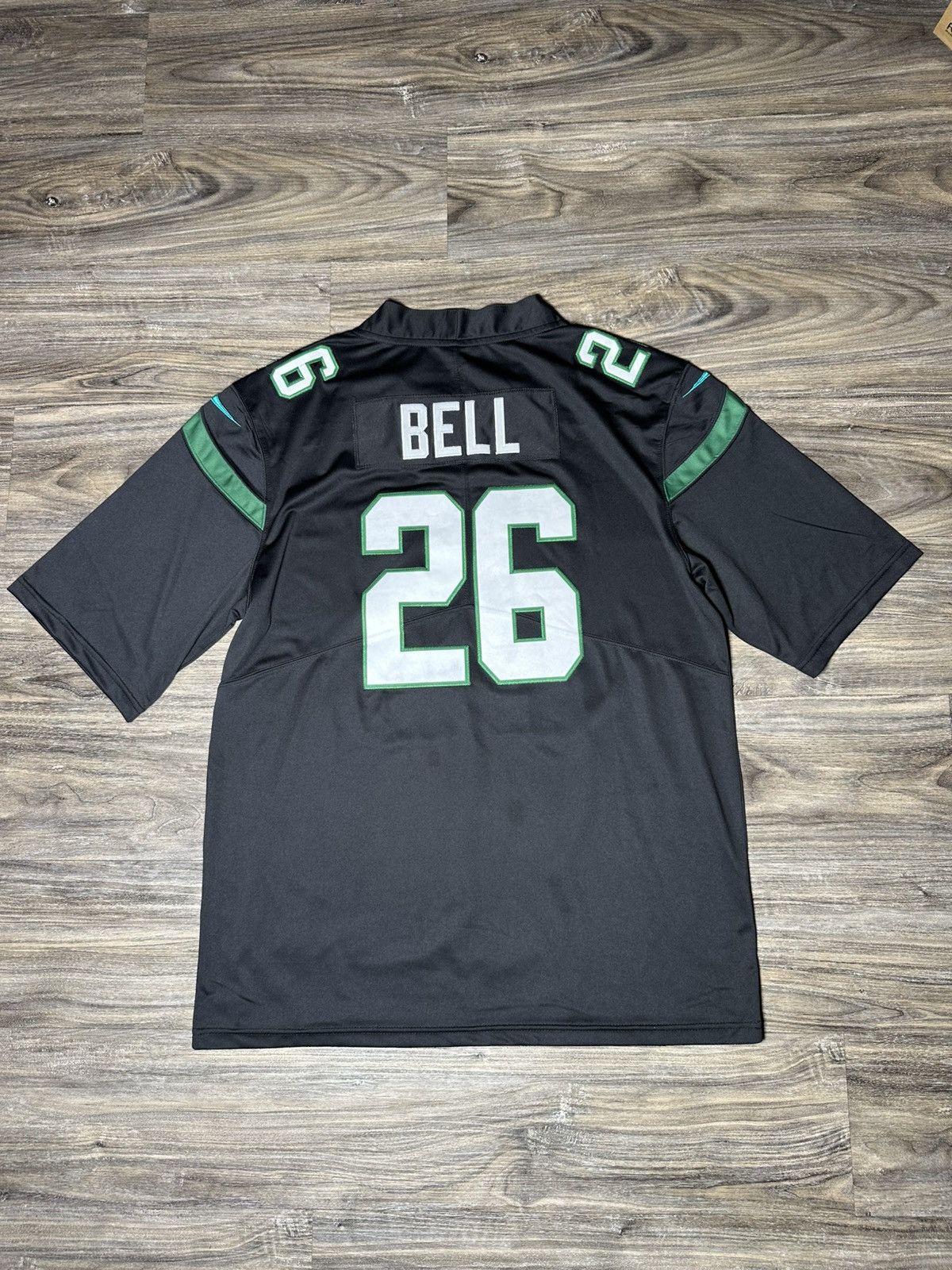 NFL × Nike Nike NFL On Field Apparel New York Jets LeVeon Bell 26 Black Size US L / EU 52-54 / 3 - 2 Thumbnail