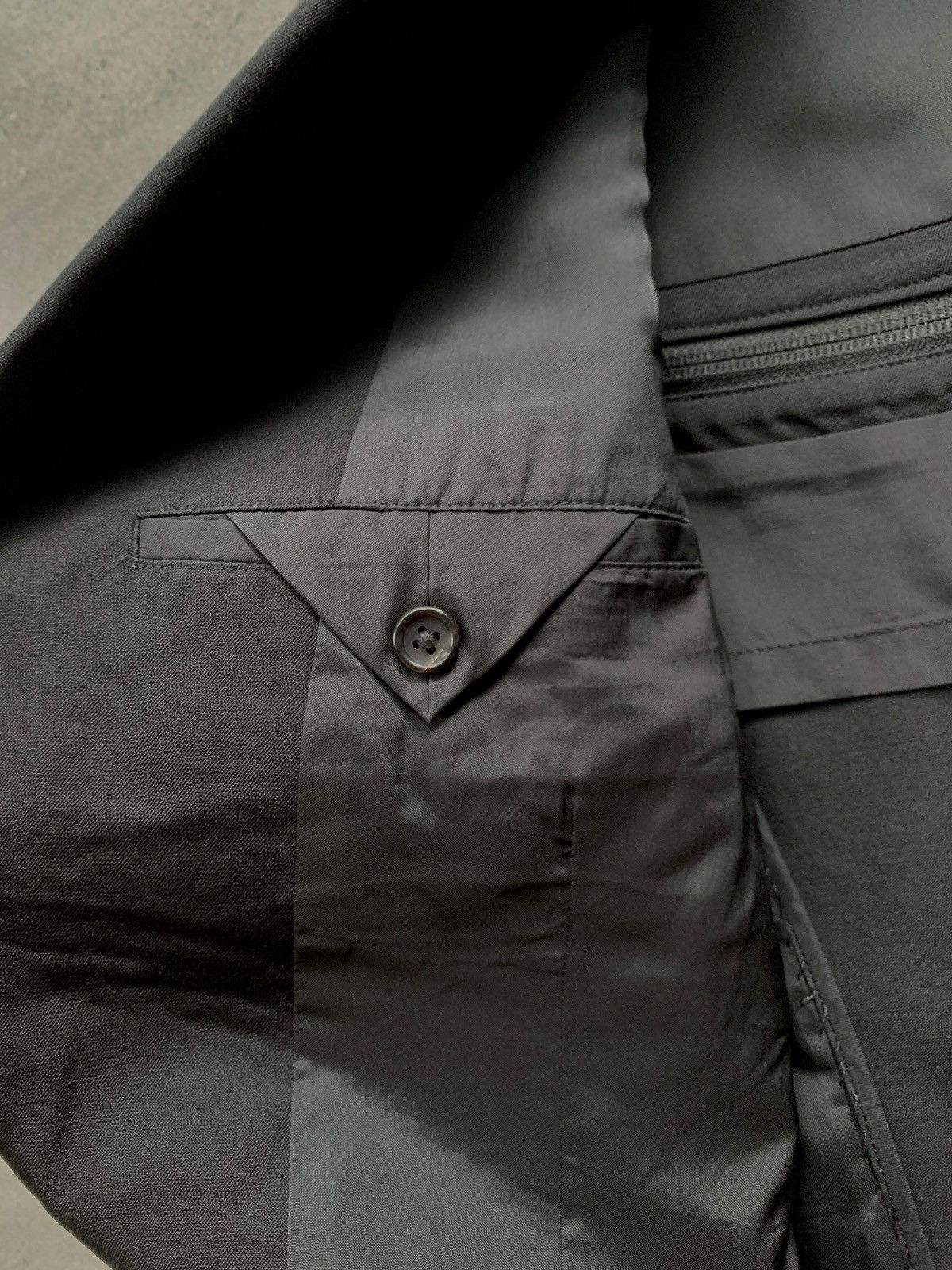 Yohji Yamamoto FREE TAX! Bondage Zipper Blazer Jacket Size 48R - 9 Thumbnail