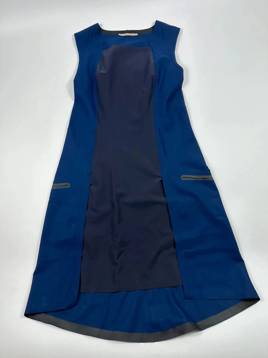 Marithe + Francois Girbaud Marithé + Francois Girbaud Tech Dress Robe Two tone Size L / US 10 / IT 46 - 1 Thumbnail