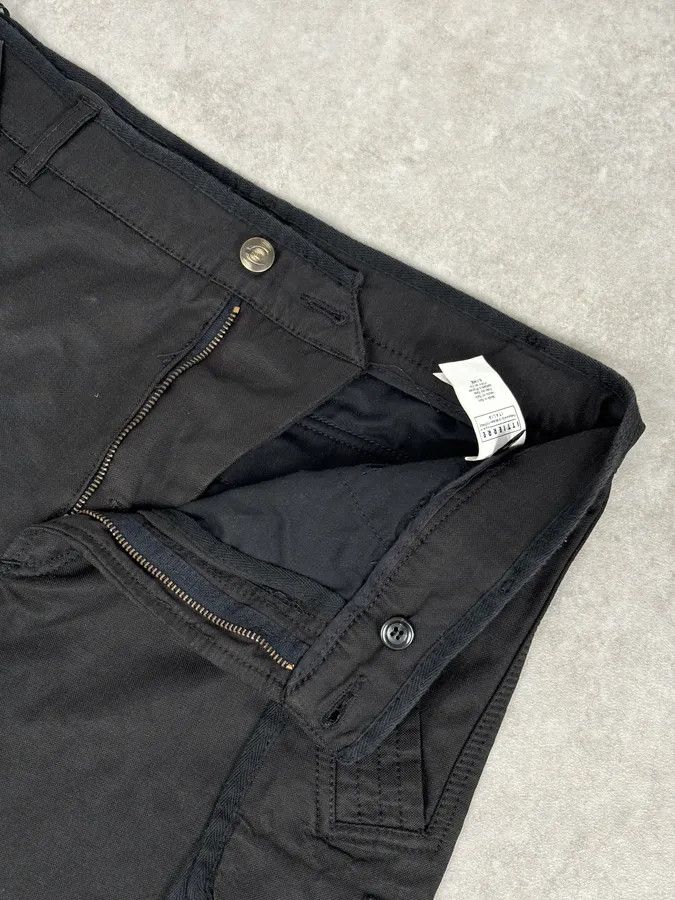 Just Cavalli 2000s Cavalli Black Avant-Garde Cargo Pants Size US 32 / EU 48 - 9 Thumbnail