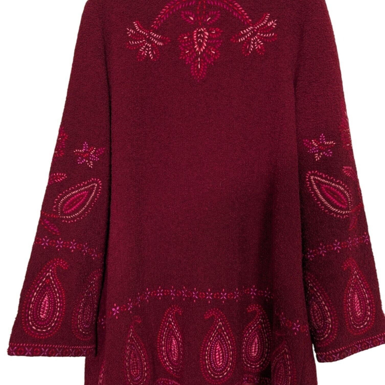 Vintage Linea By Louis Dell’Olio Wool Blend Embroidered Jacket Sz L Size L / US 10 / IT 46 - 11 Thumbnail