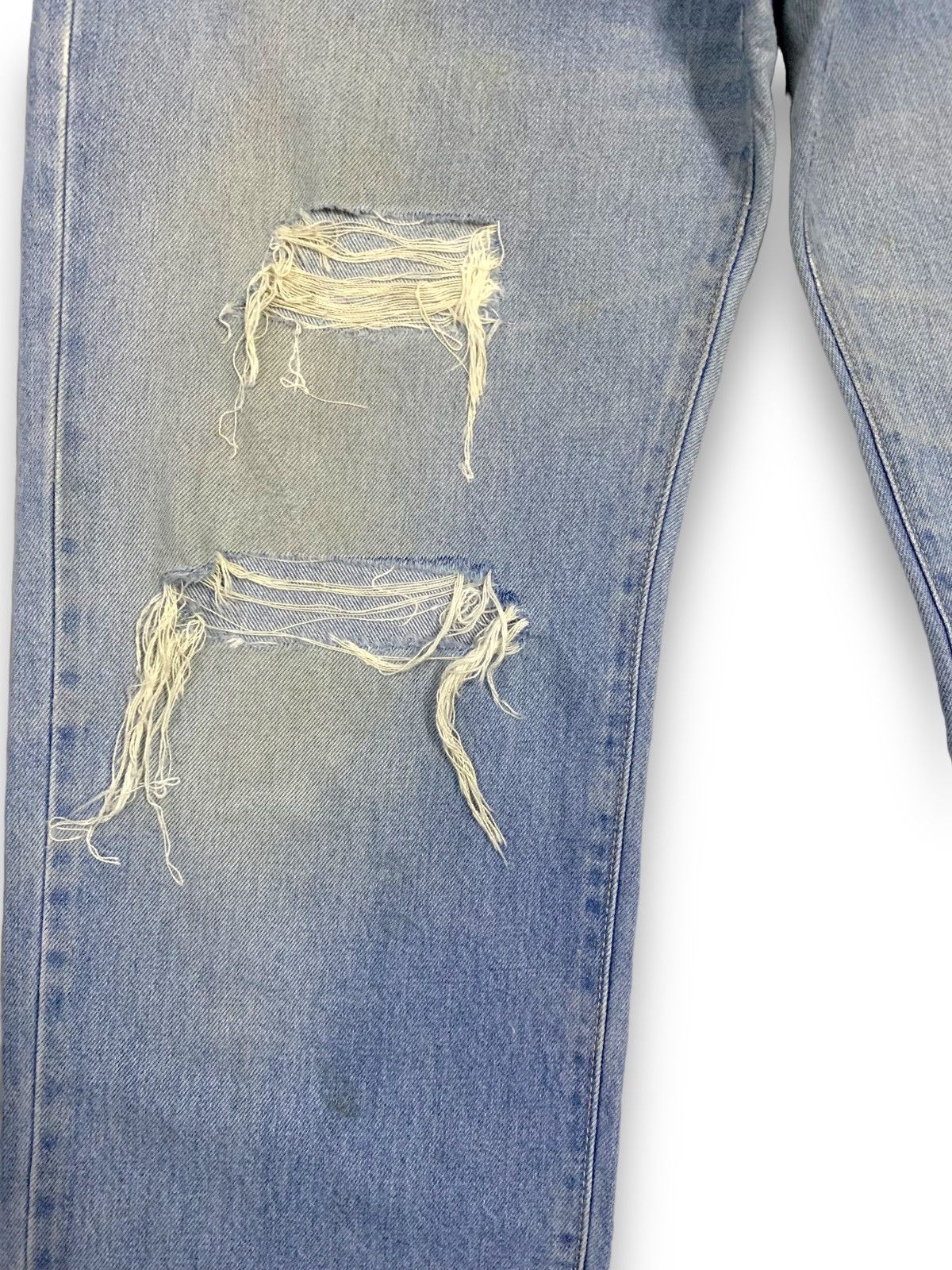 Edwin Vintage 90s Edwin Classic Rusty Mud Wash Distressed Jeans Size US 34 / EU 50 - 7 Thumbnail