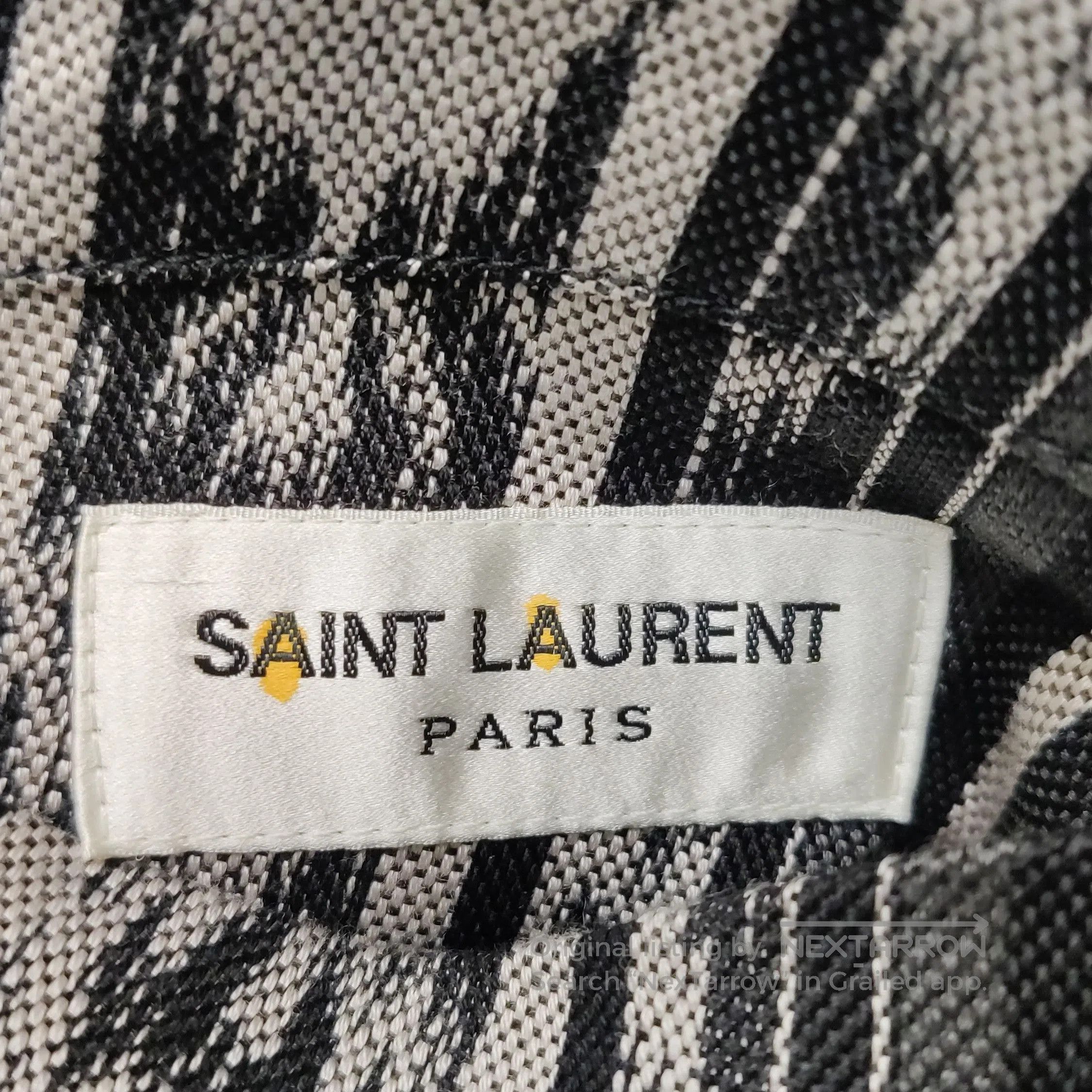 Saint Laurent Paris Saint Laurent Striped Zip. Size US M / EU 48-50 / 2 - 4 Thumbnail