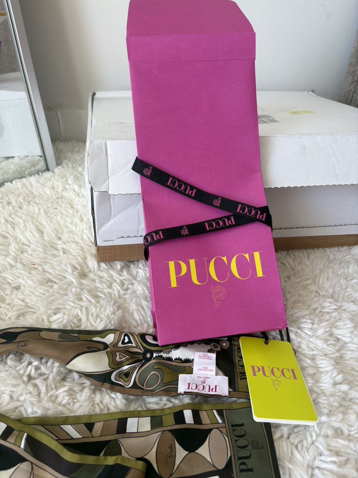 Emilio Pucci Pucci Print Scarf Size ONE SIZE - 3 Thumbnail