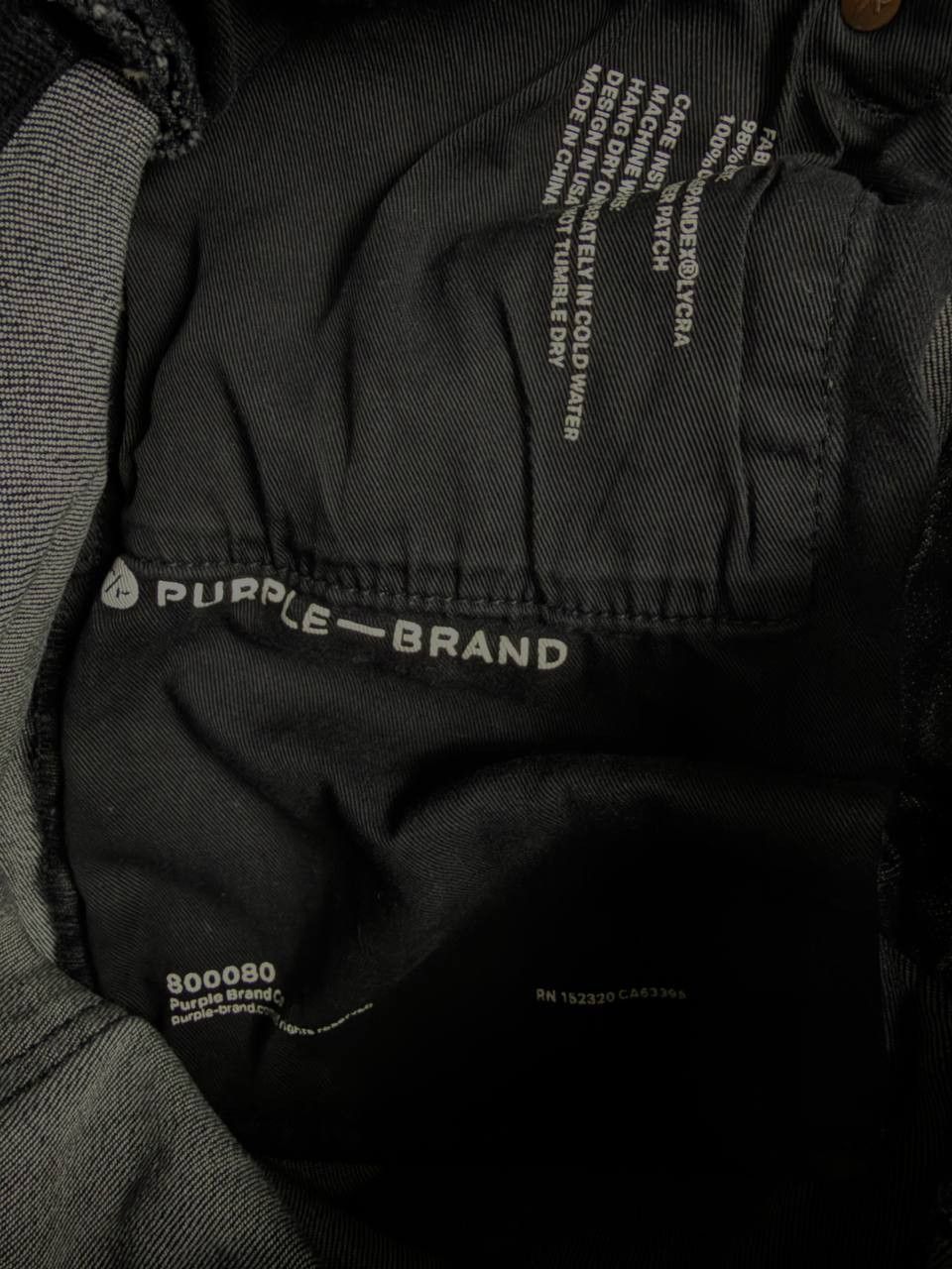 Purple Brand PURPLE BRAND Over Spray Skinny Jeans 'Black' Size US 31 - 11 Thumbnail