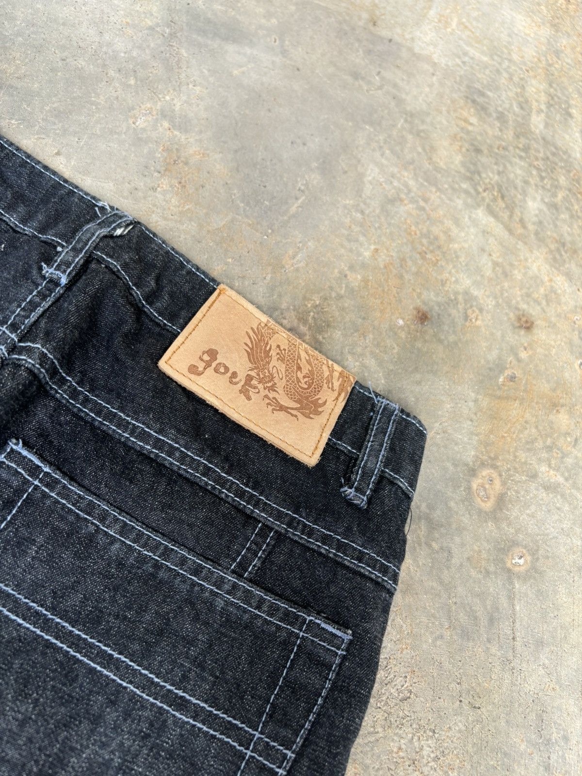 If Six Was Nine × Japanese Brand × Tornado Mart Flare Jeans Japanese Dragon Cargo Style Bootcut Size US 29 - 6 Thumbnail