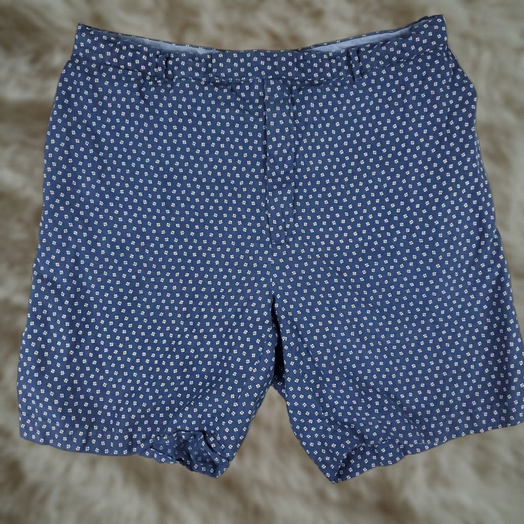 Ralph Lauren Ralph Lauren Shorts Mens Size 40 Blue Geometric Pony Casual Flat Front Chino * Size US 40 / EU 56 - 1 Thumbnail