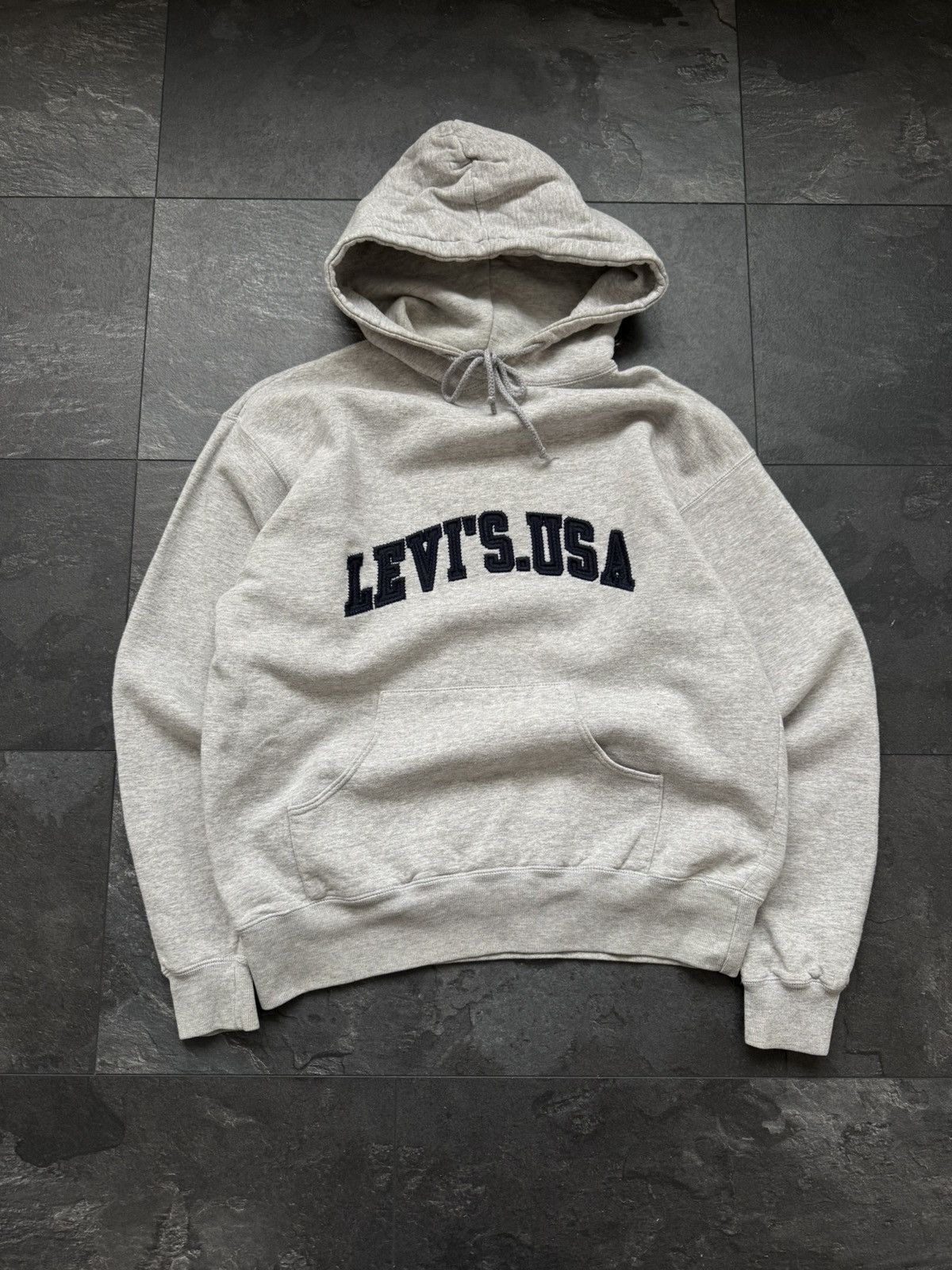 Levi's × Vintage Vintage Levi’s big logo USA hoodie oversize 90s Size US M / EU 48-50 / 2 - 1 Thumbnail