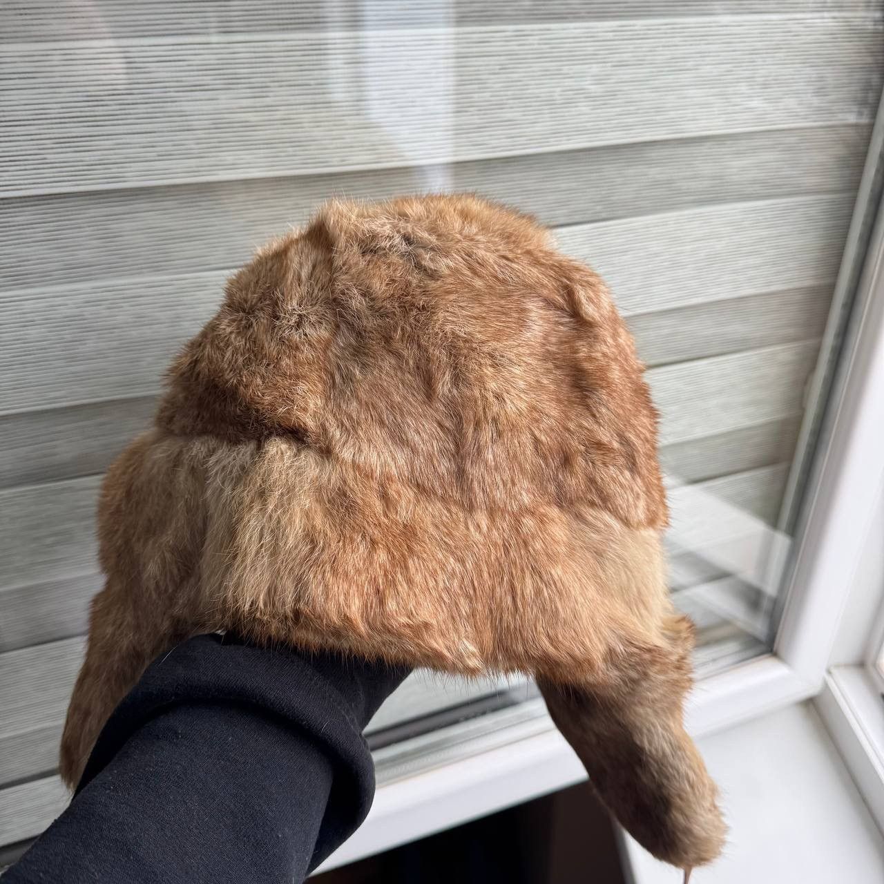 Japanese Brand Real Fur Ushanka Winter Russian Trapper Fuzzy Goth Hat Size ONE SIZE - 4 Thumbnail