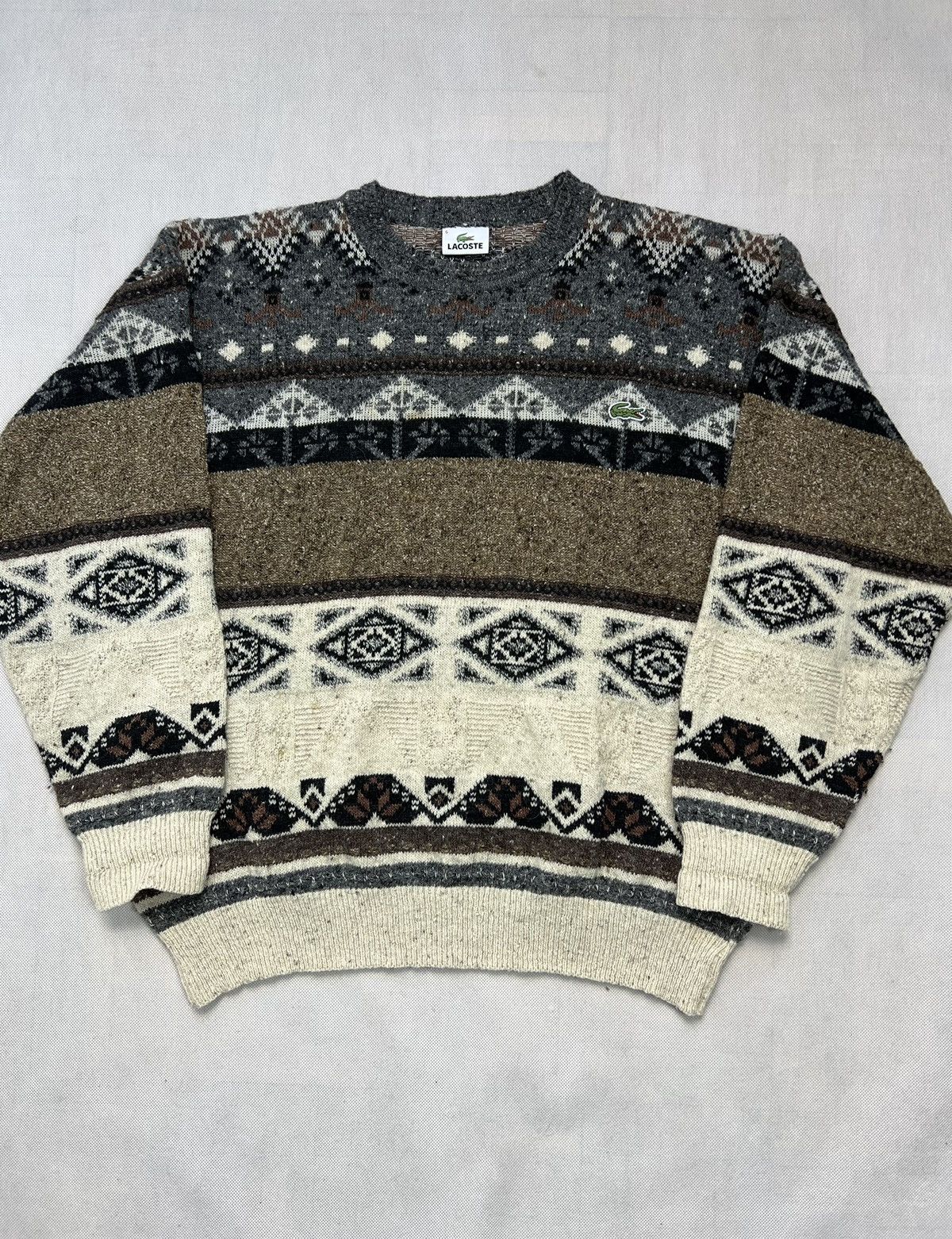 Lacoste × Vintage Sweater Lacoste Vintage Small Logo Size US L / EU 52-54 / 3 - 2 Thumbnail