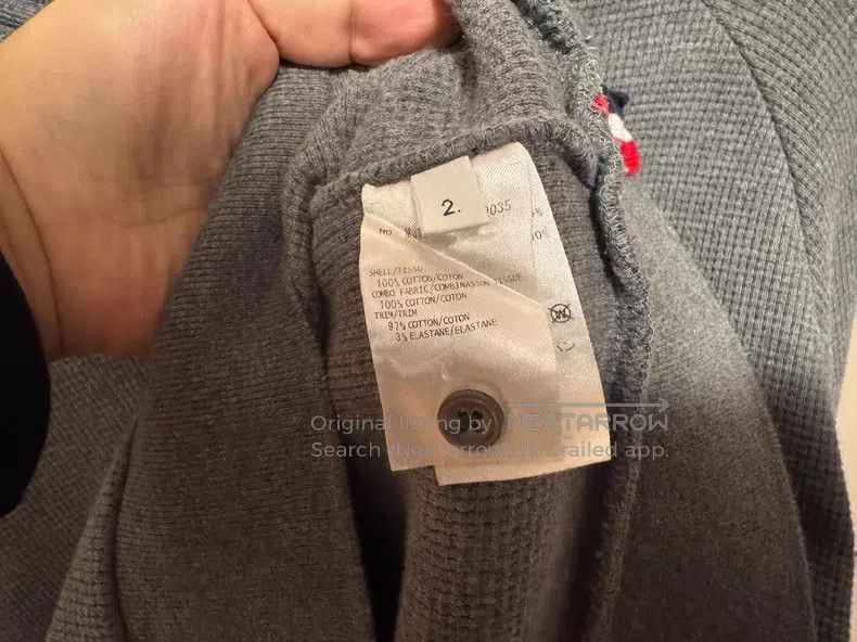 Thom Browne Thom Browne Waffle sweatshirt Size US M / EU 48-50 / 2 - 4 Thumbnail