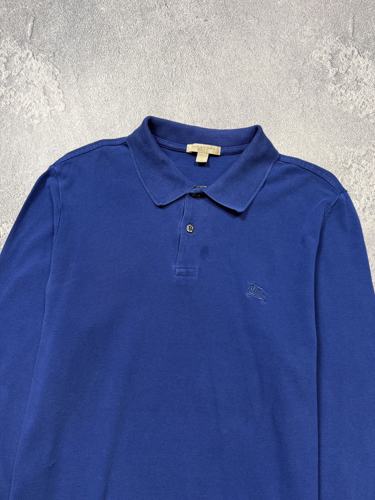 Burberry RARE Burberry Rugby Long Sleeve Nova Check Neck Shirt Size US L / EU 52-54 / 3 - 2 Thumbnail