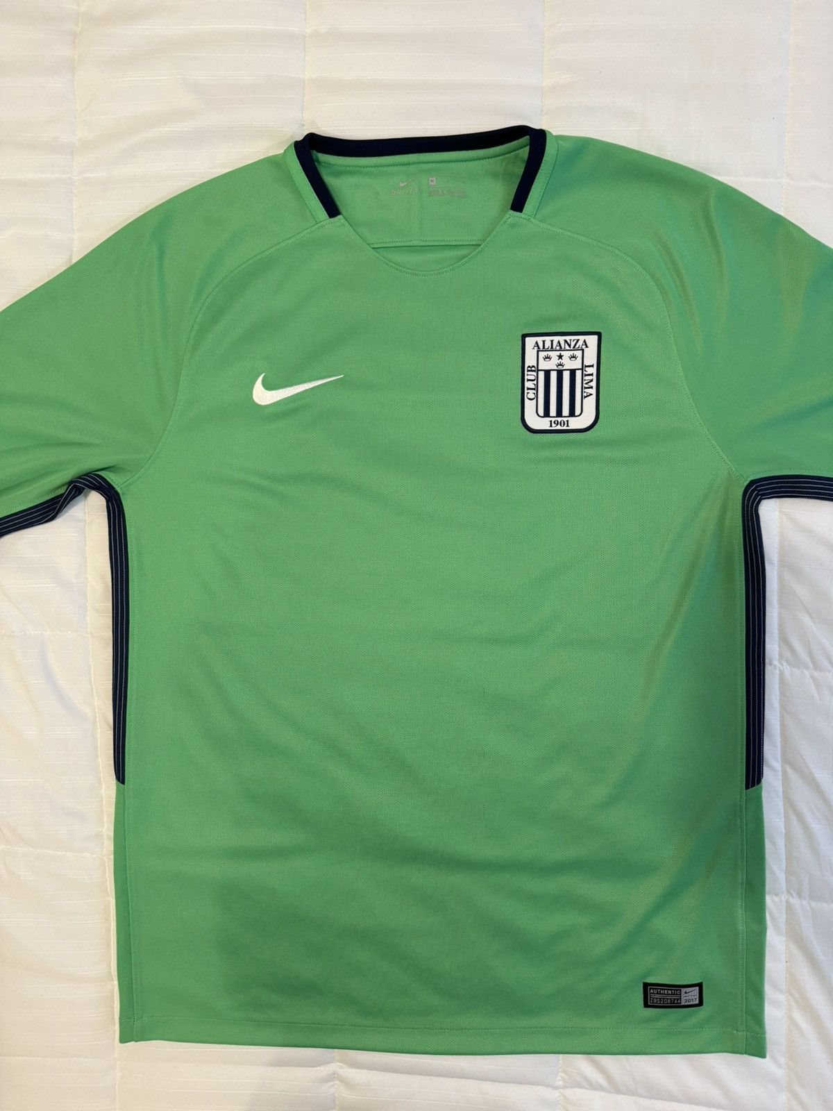 Nike Nike Club Alianza Lima Soccer Football Jersey Green Size US M / EU 48-50 / 2 - 1 Thumbnail